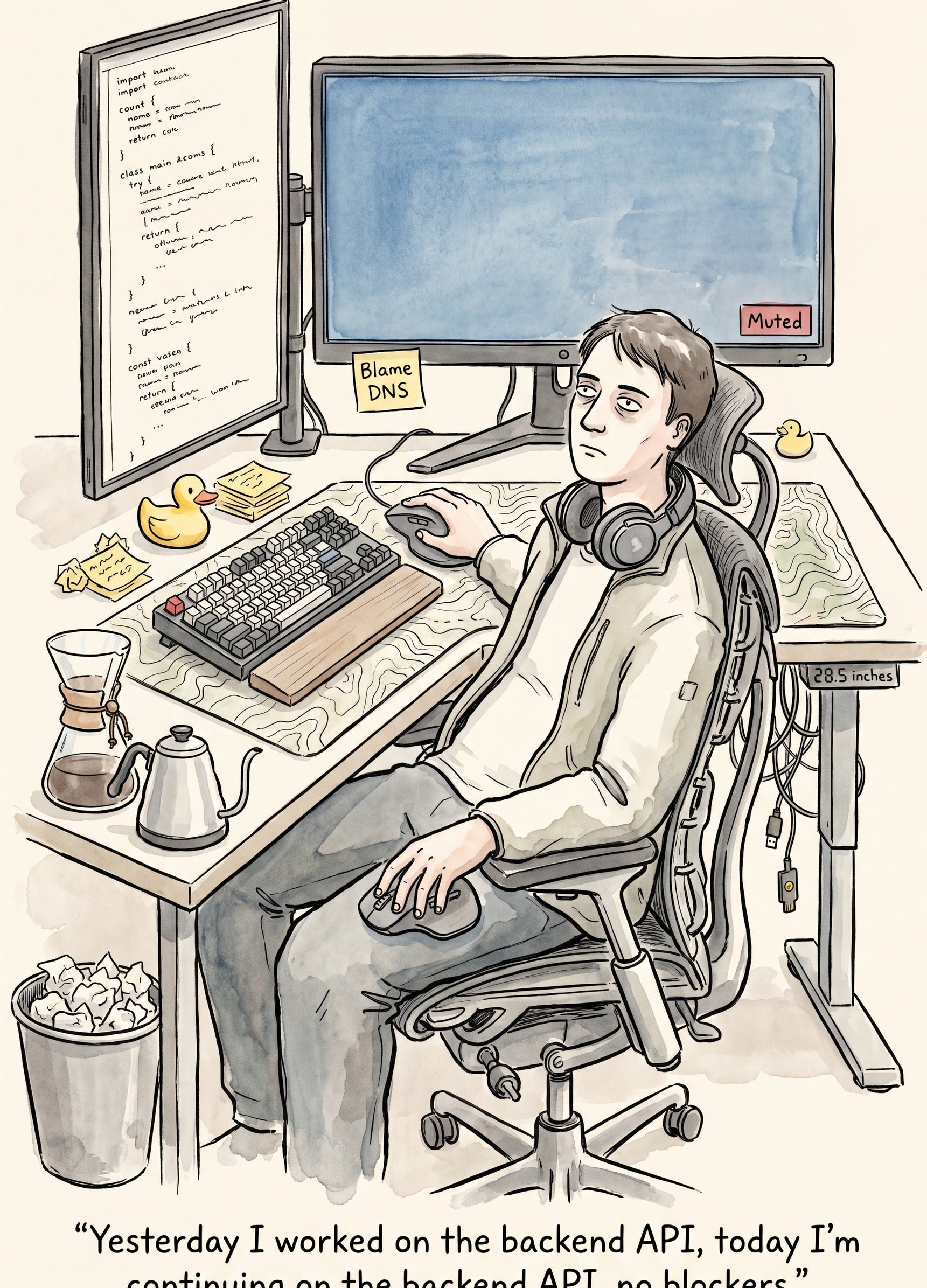 Full design artwork - The Software Engineer - Hardcover Journal
