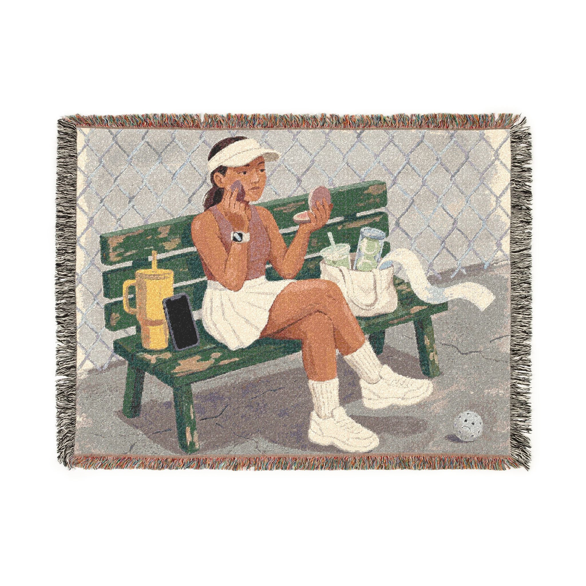 The Tennis Girlie - Woven Blanket