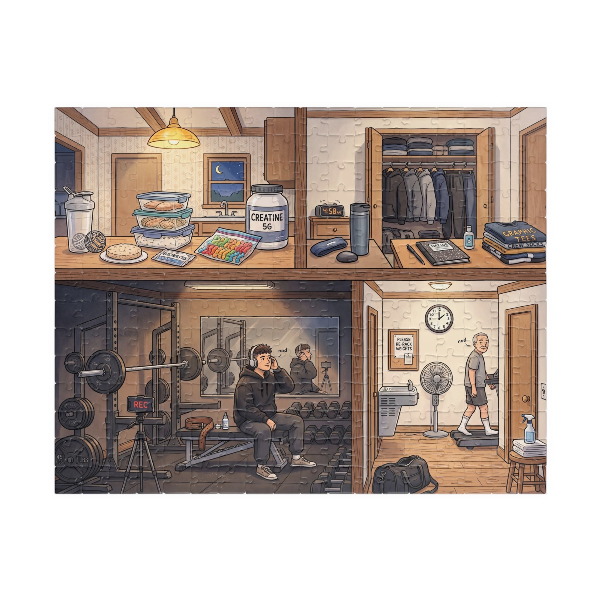 The 5AM Gym Bro - Jigsaw Puzzle