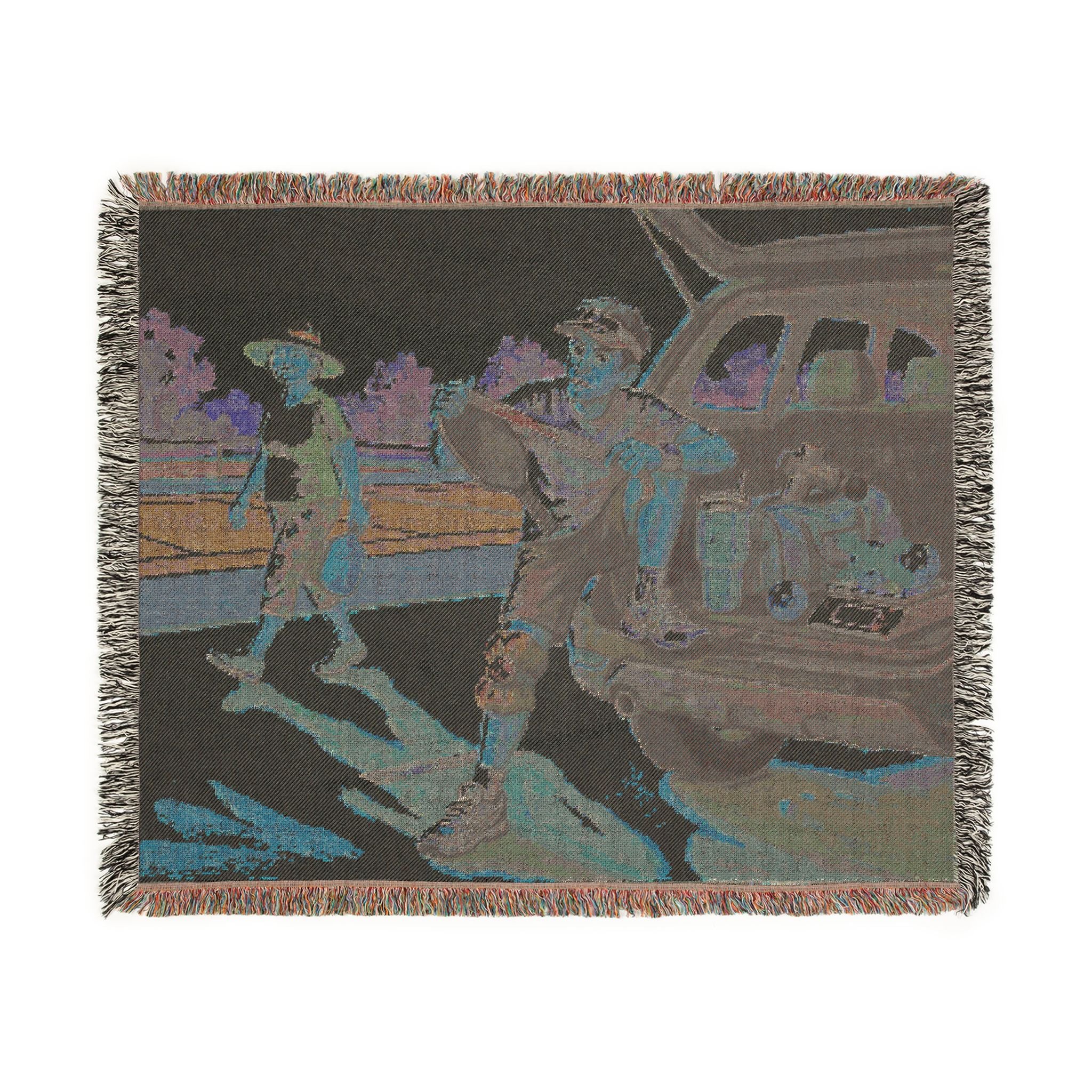 The Pickleball Obsessive - Woven Blanket