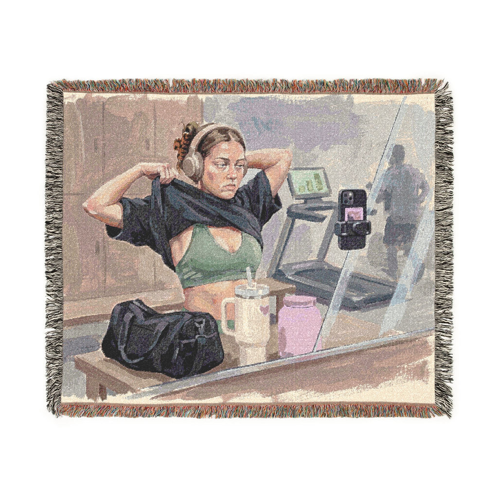 The Gym Girlie - Woven Blanket