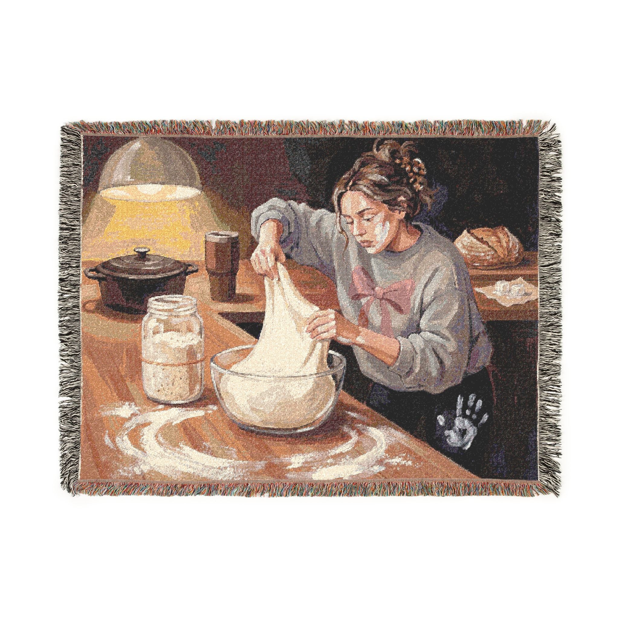 The Sourdough Girlie - Woven Blanket