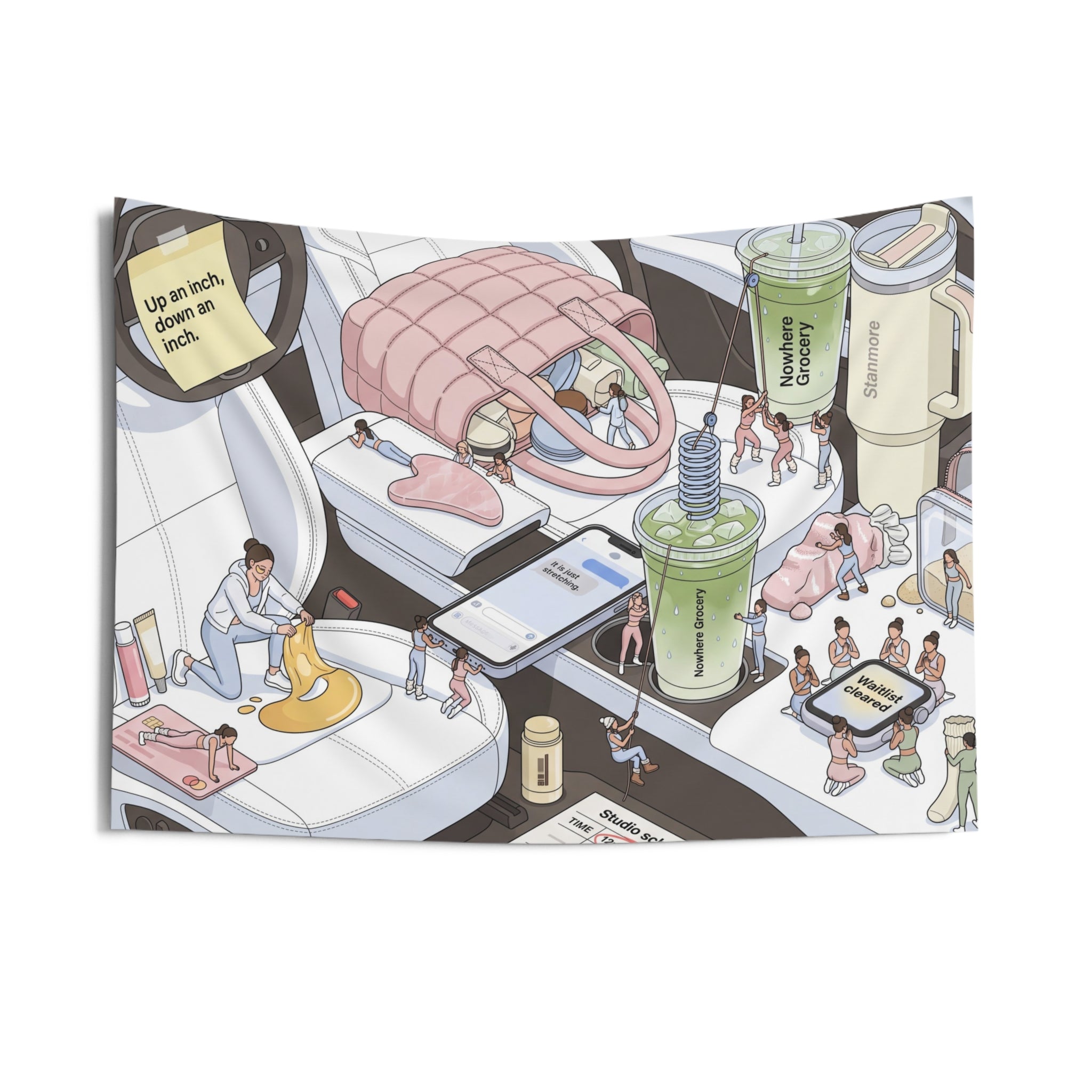 The Pilates Princess - Wall Tapestry