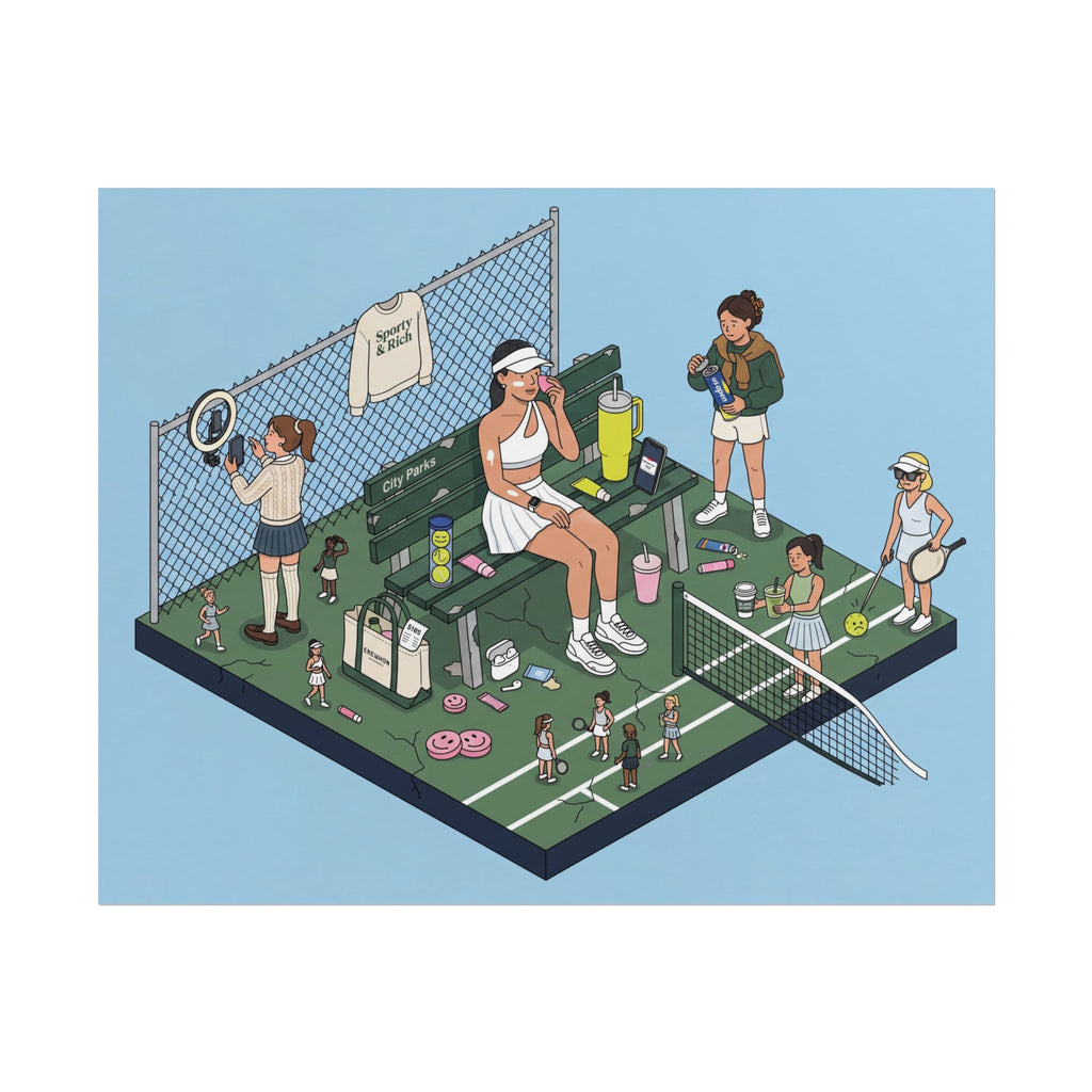 The Tennis Girlie - Poster