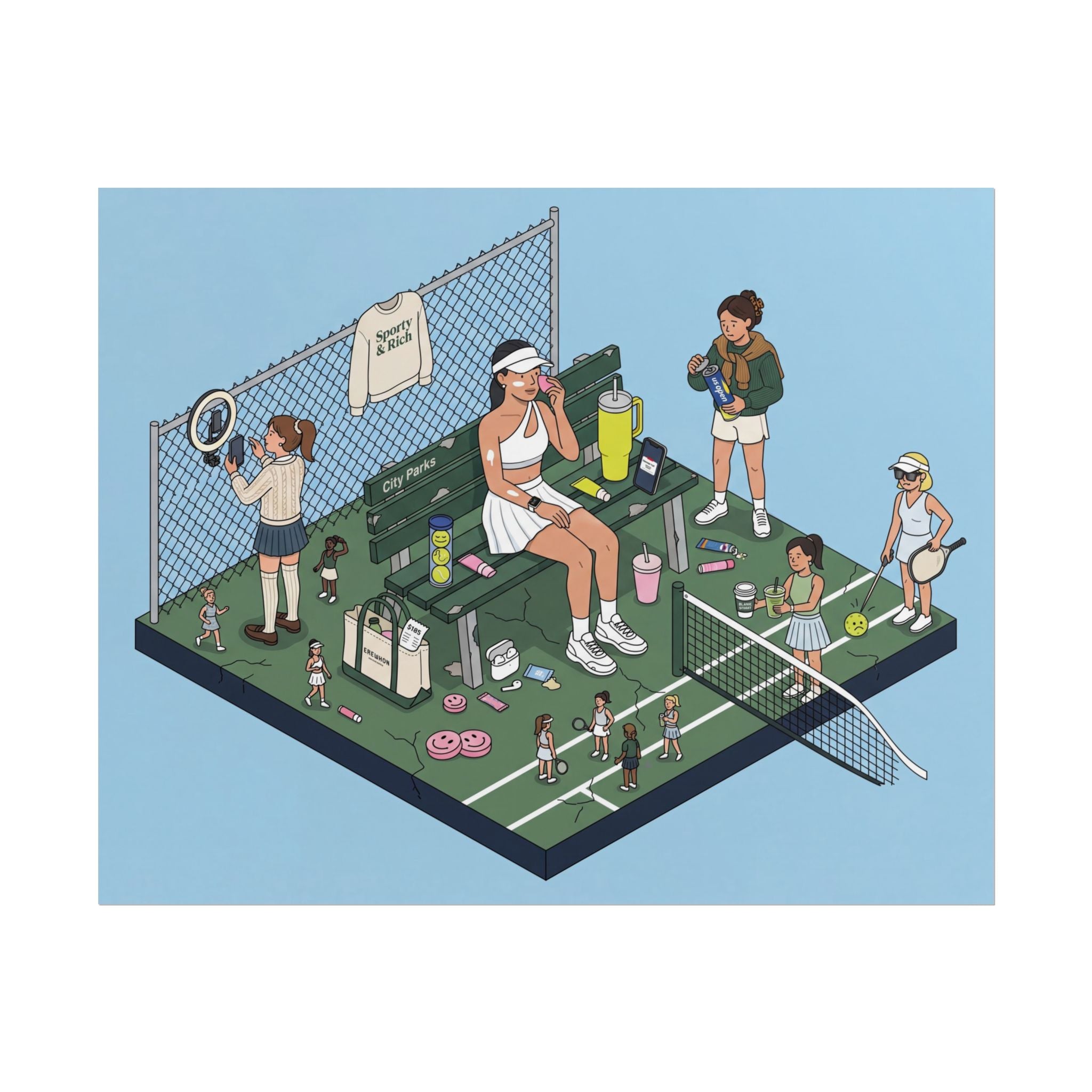 The Tennis Girlie - Poster