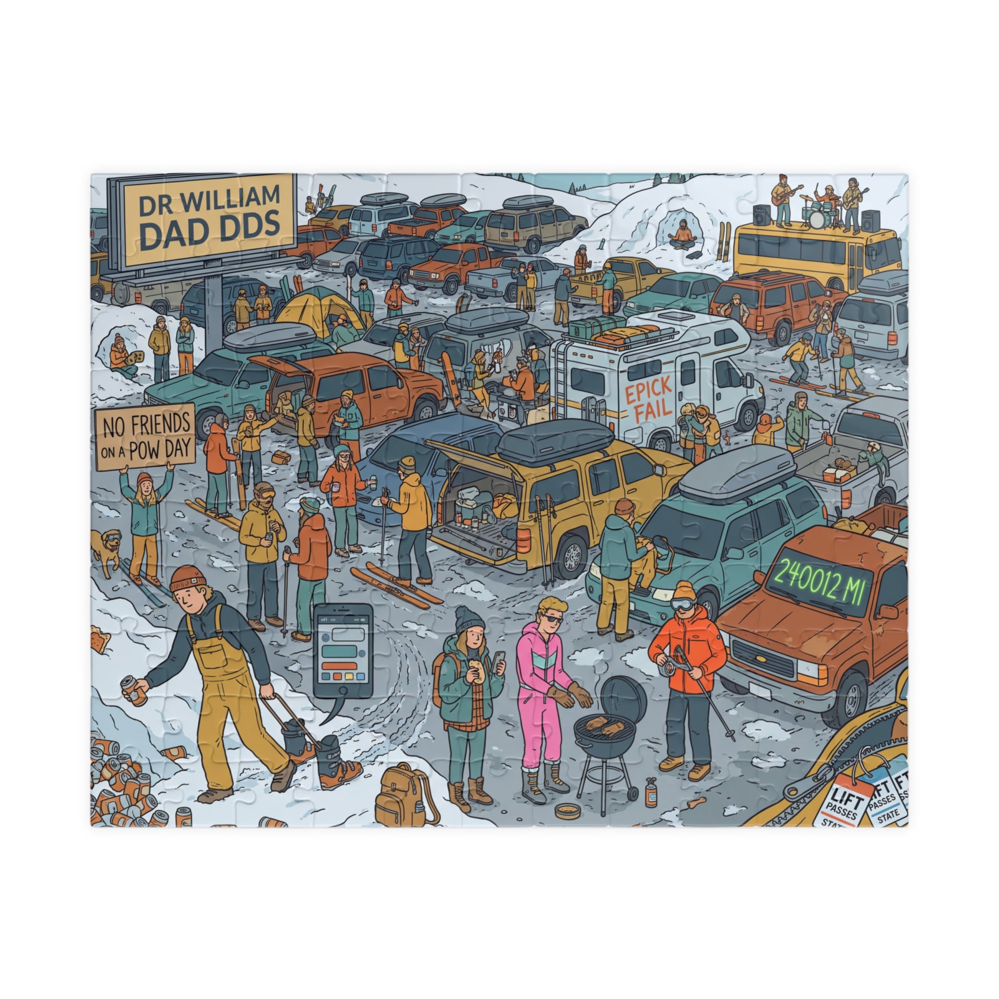The Ski Bum - Jigsaw Puzzle
