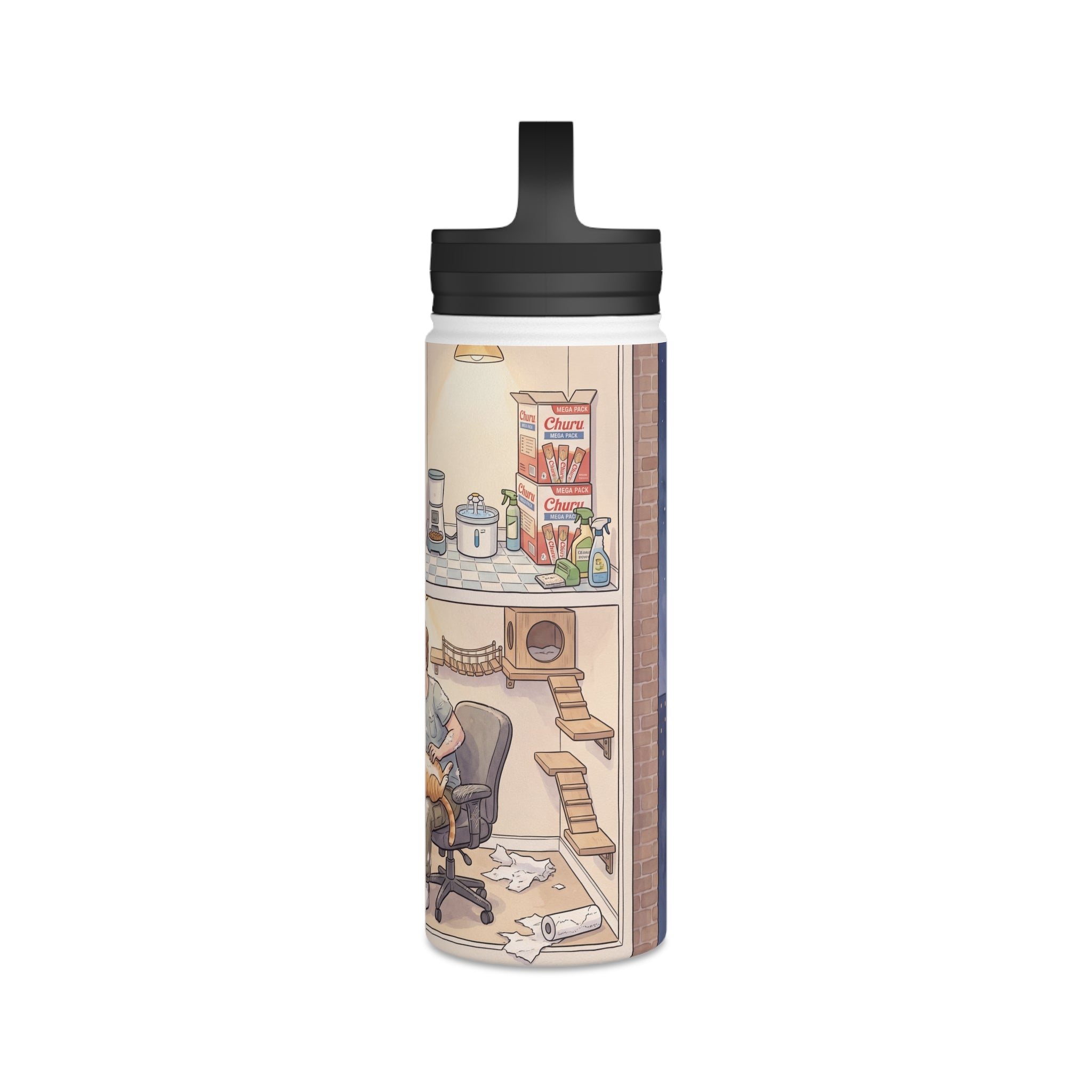 The Cat Dad - Water Bottle