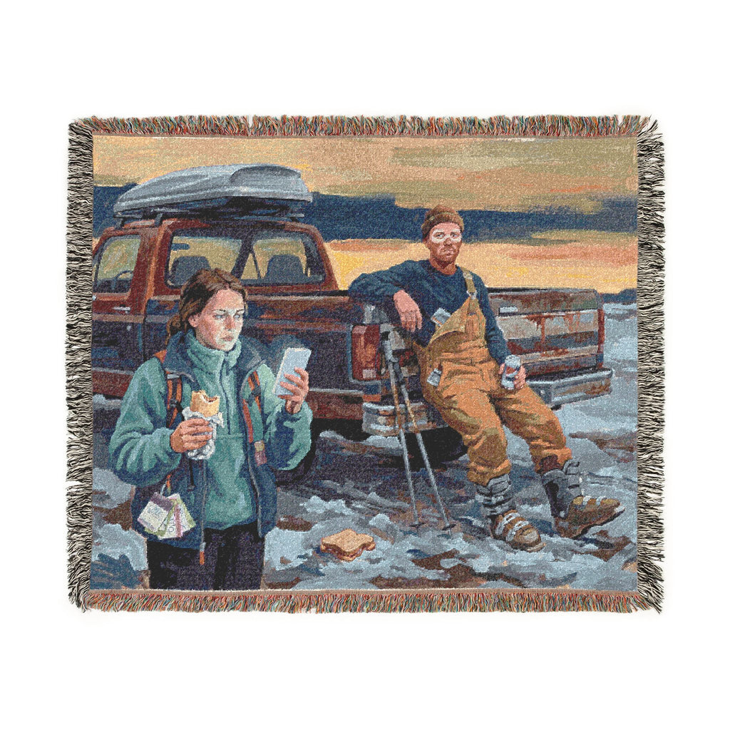 The Ski Bum - Woven Blanket