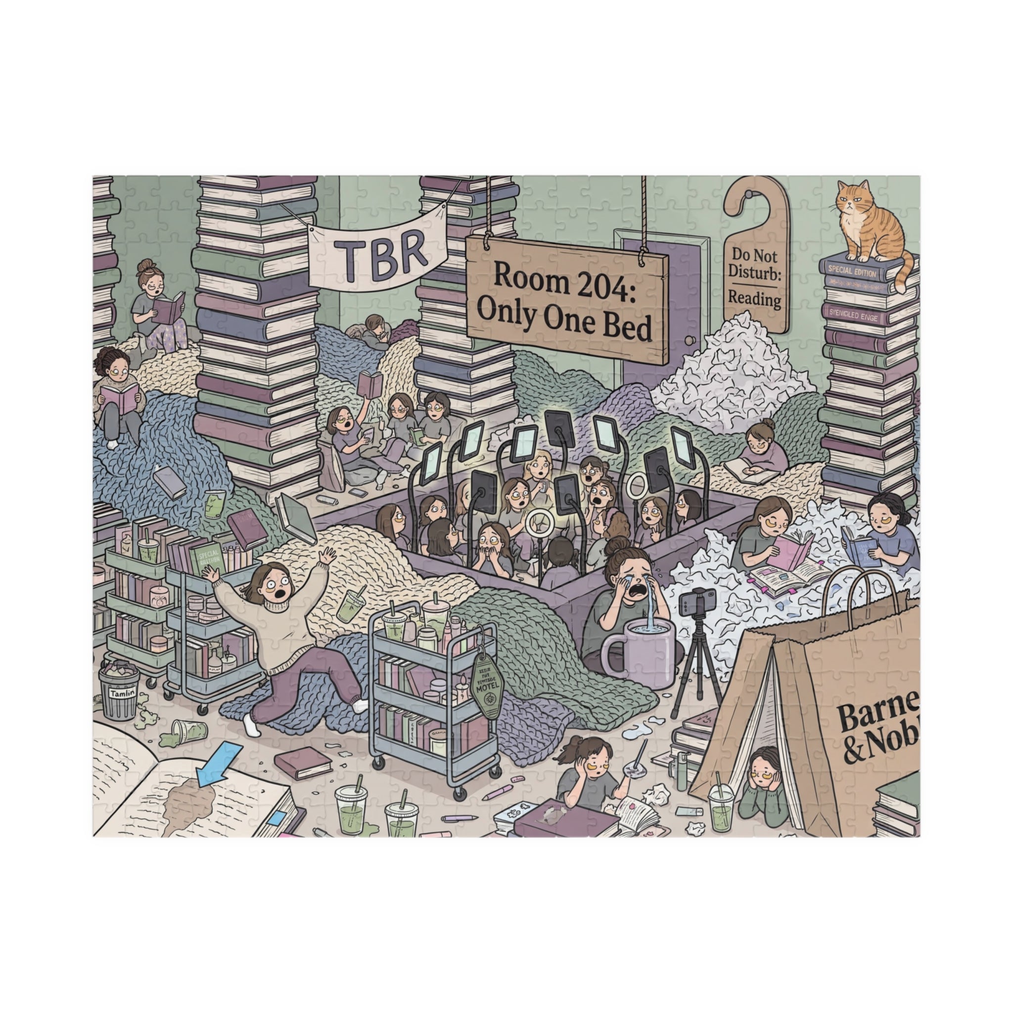 The BookTok Girlie - Jigsaw Puzzle