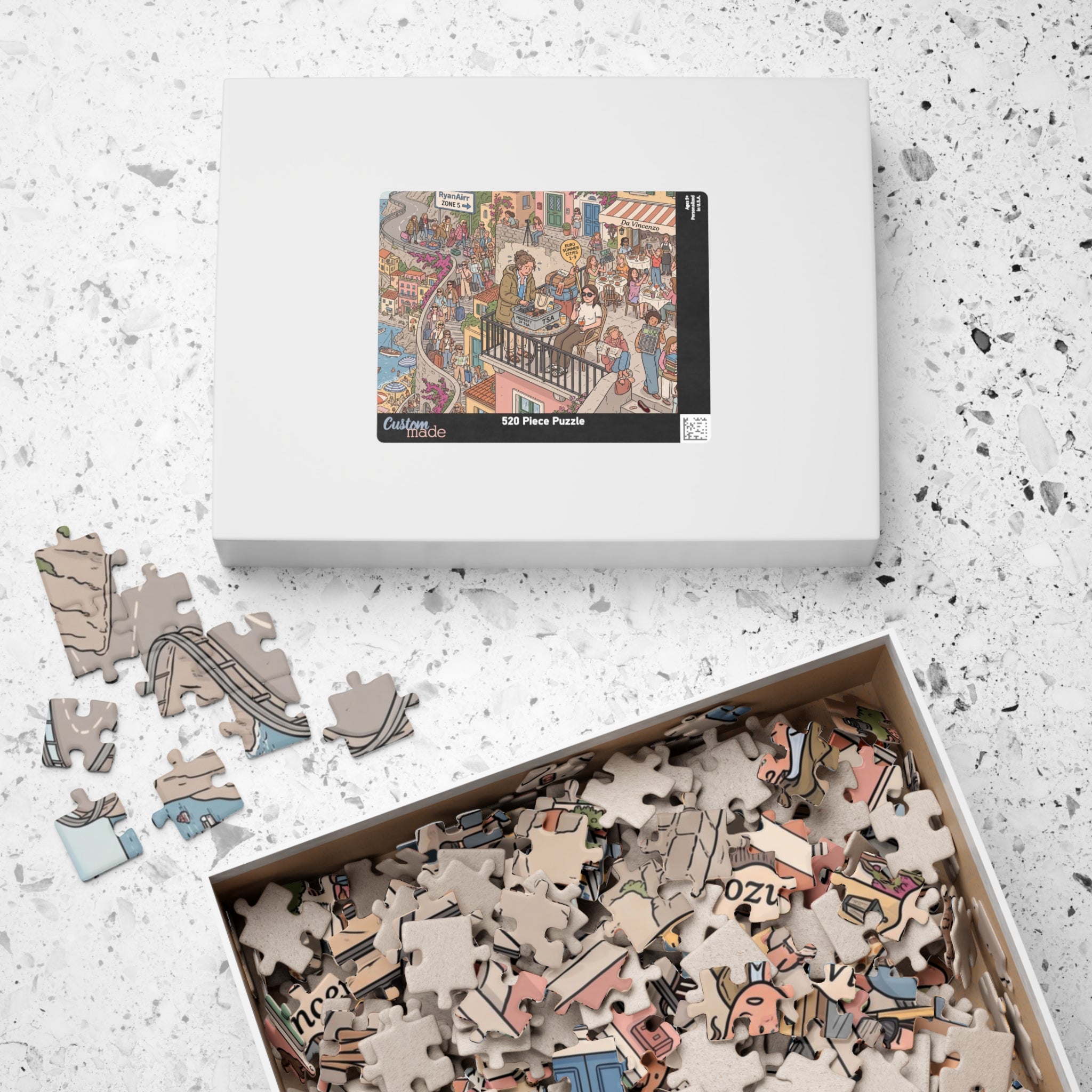 The Euro Summer Girlie - Jigsaw Puzzle
