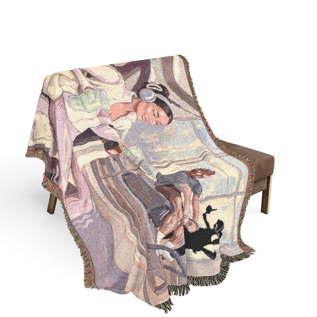 The Pilates Princess - Woven Blanket