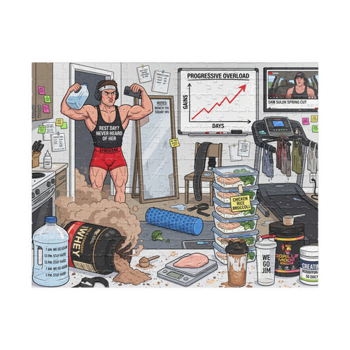 Gym Bro Lifestyle - Jigsaw Puzzle