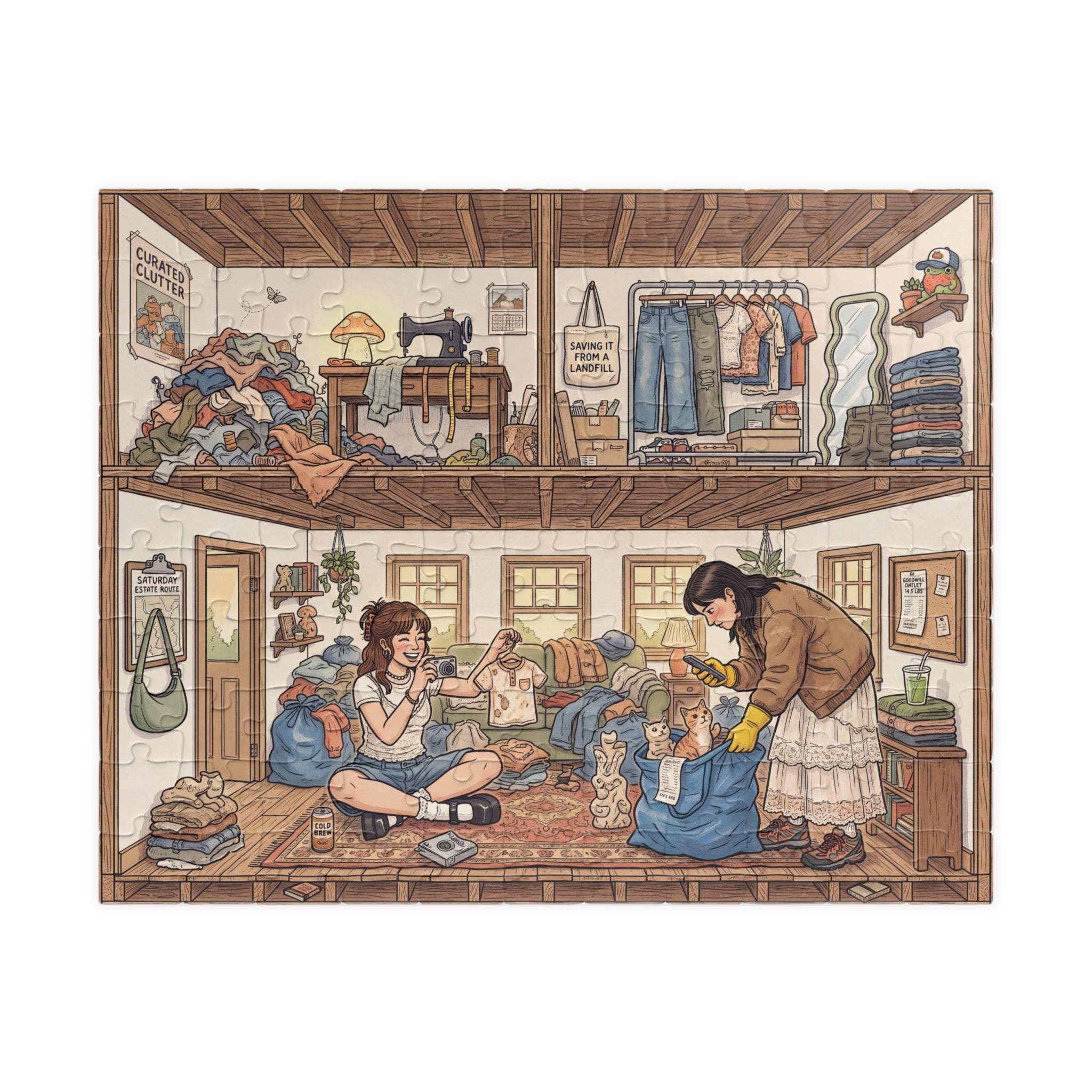 The Thrift Girlie - Jigsaw Puzzle