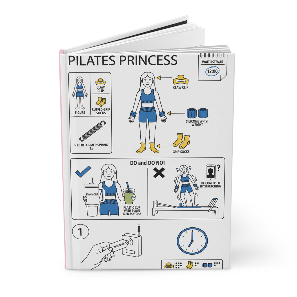 The Pilates Princess - Hardcover Journal