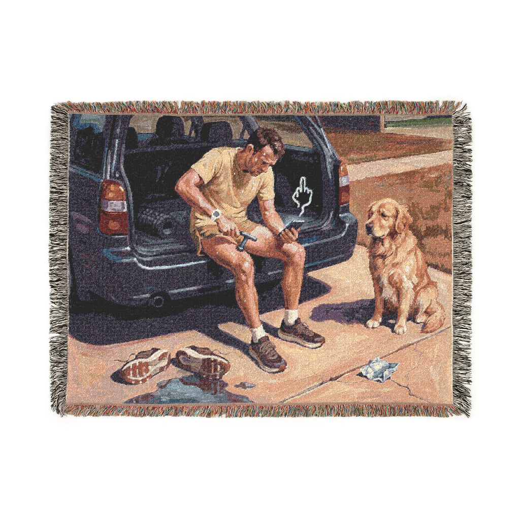 The Strava Guy - Woven Blanket