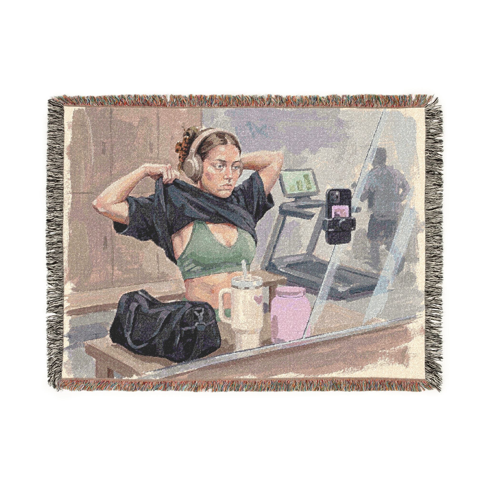 The Gym Girlie - Woven Blanket