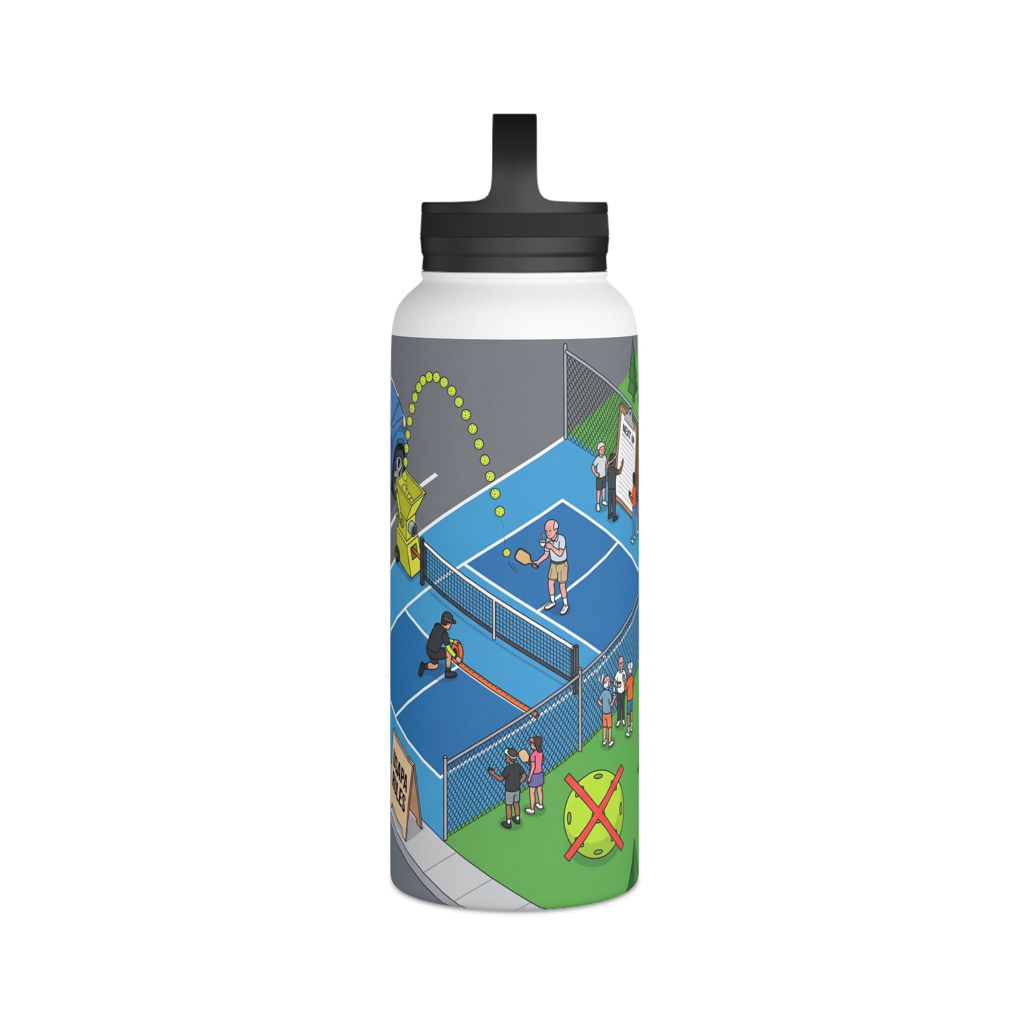 The Pickleball Obsessive - Water Bottle