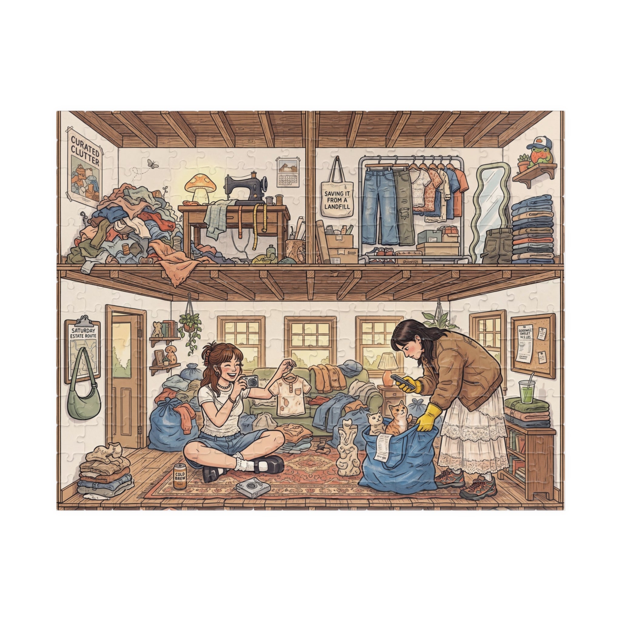 The Thrift Girlie - Jigsaw Puzzle