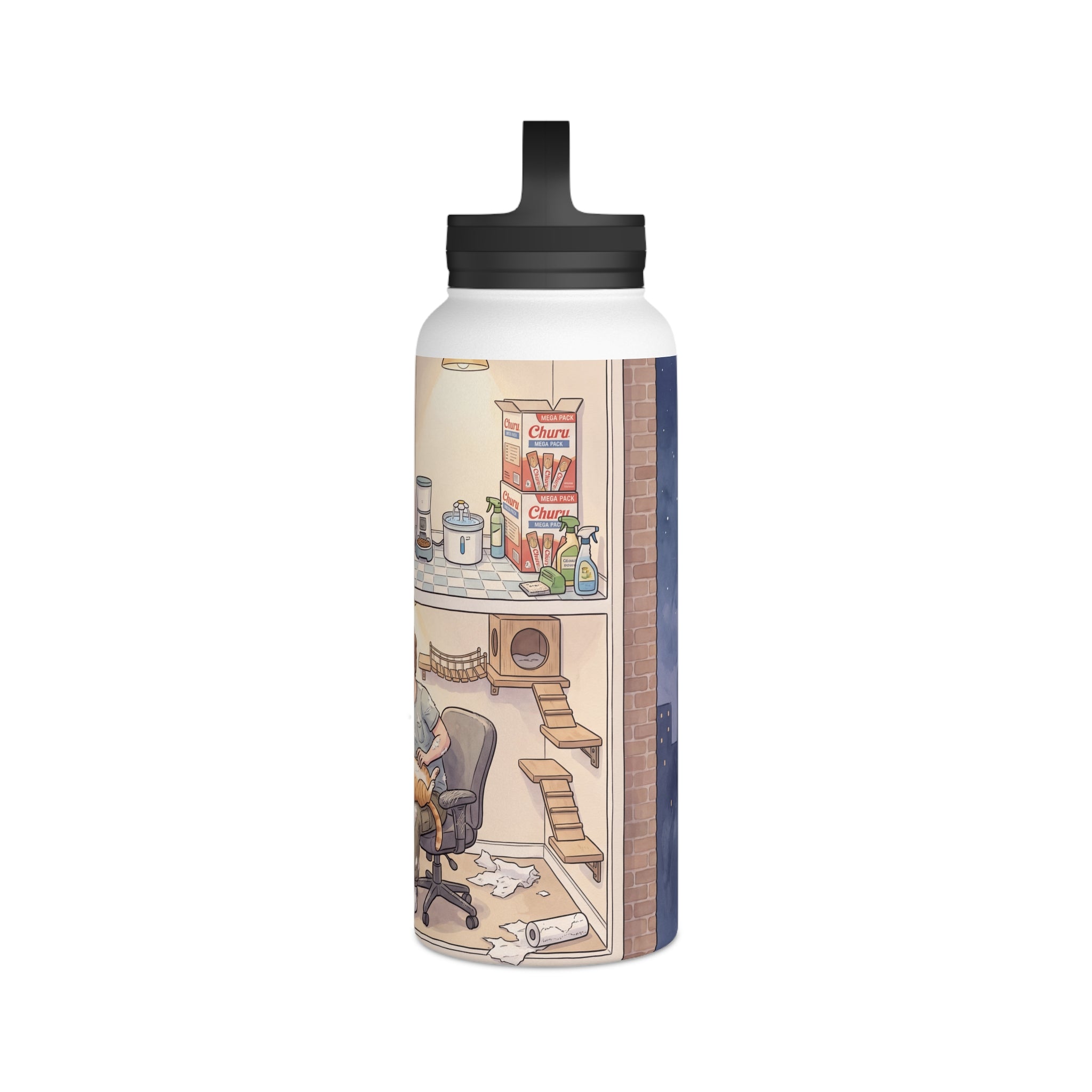 The Cat Dad - Water Bottle