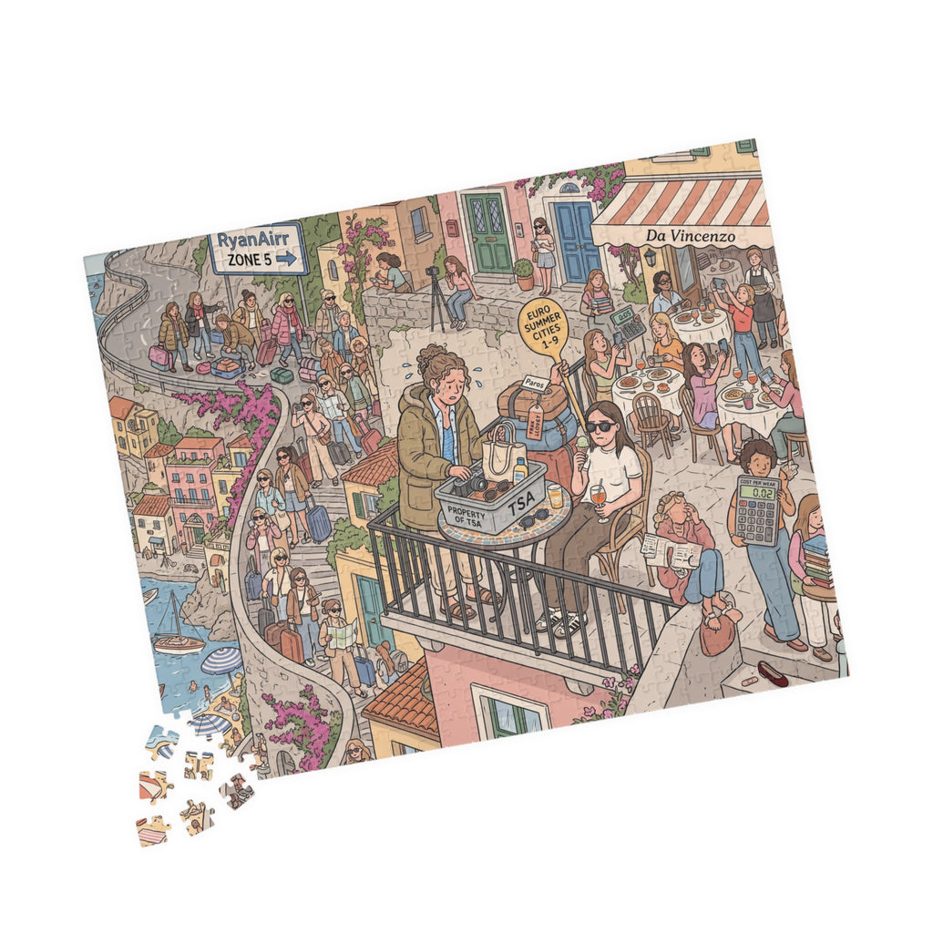 The Euro Summer Girlie - Jigsaw Puzzle