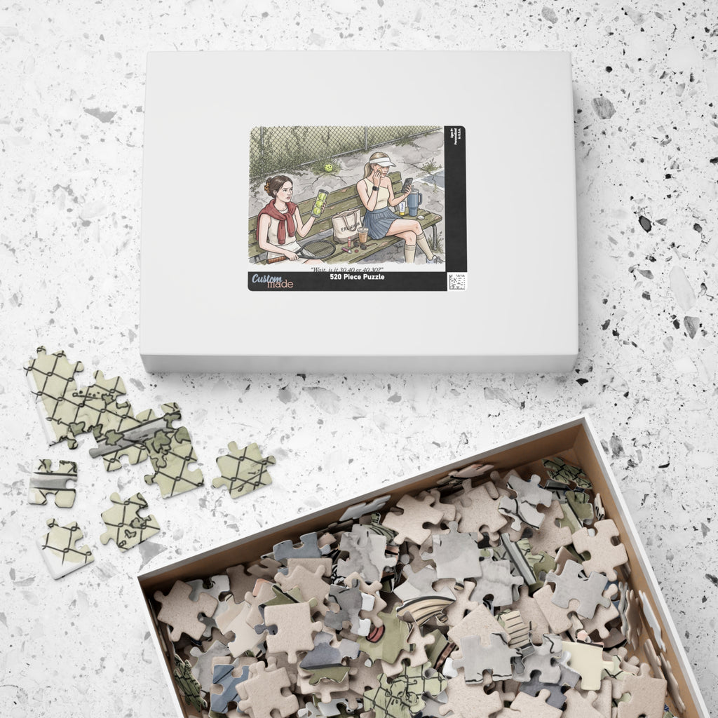 The Tennis Girlie - Jigsaw Puzzle