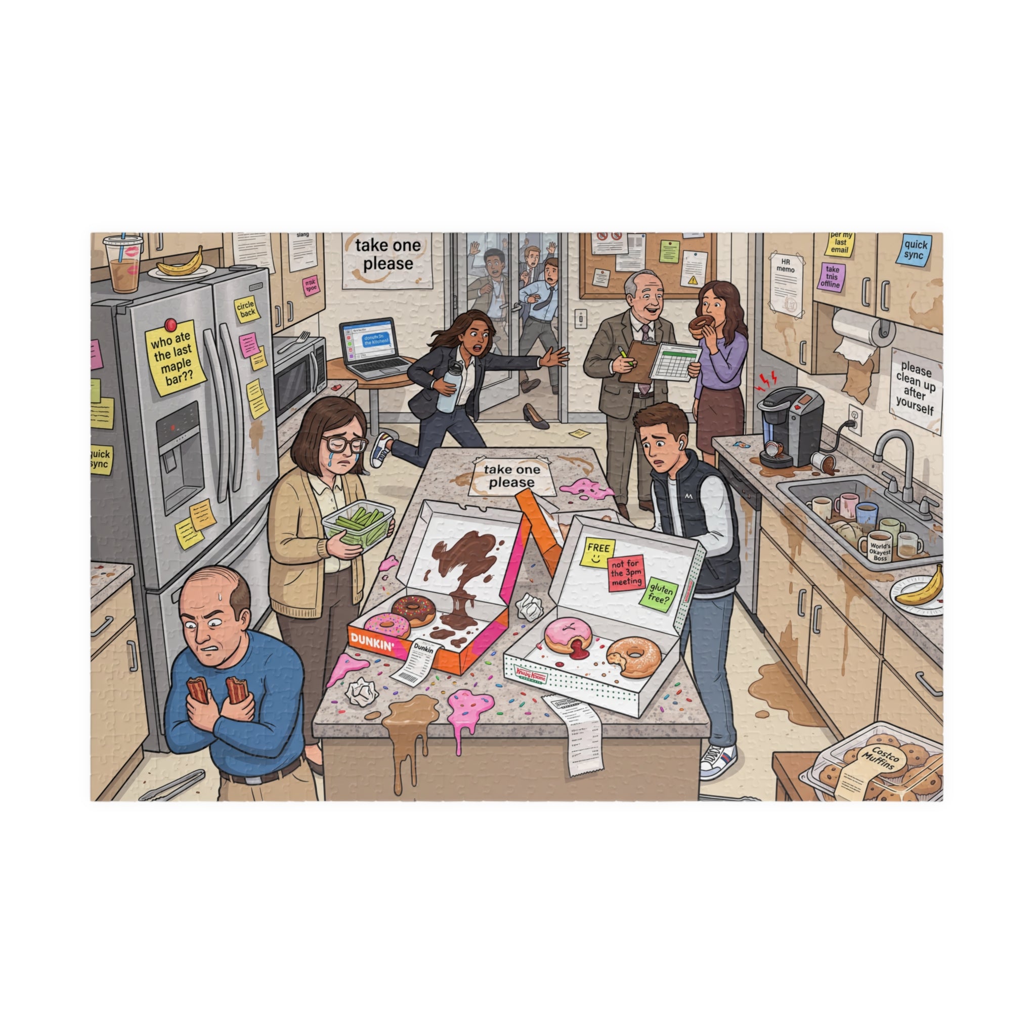 Free Donuts in the Office Kitchen Office