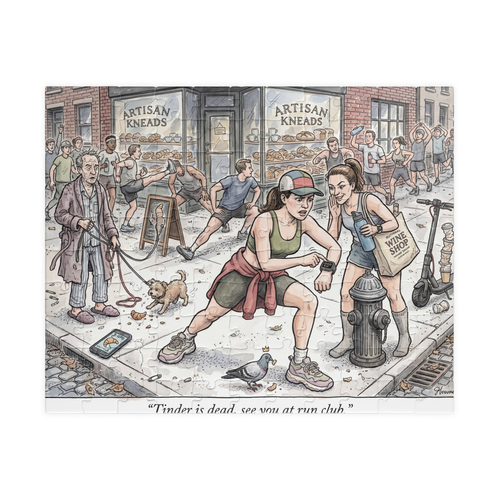 The Run Club Girl - Jigsaw Puzzle