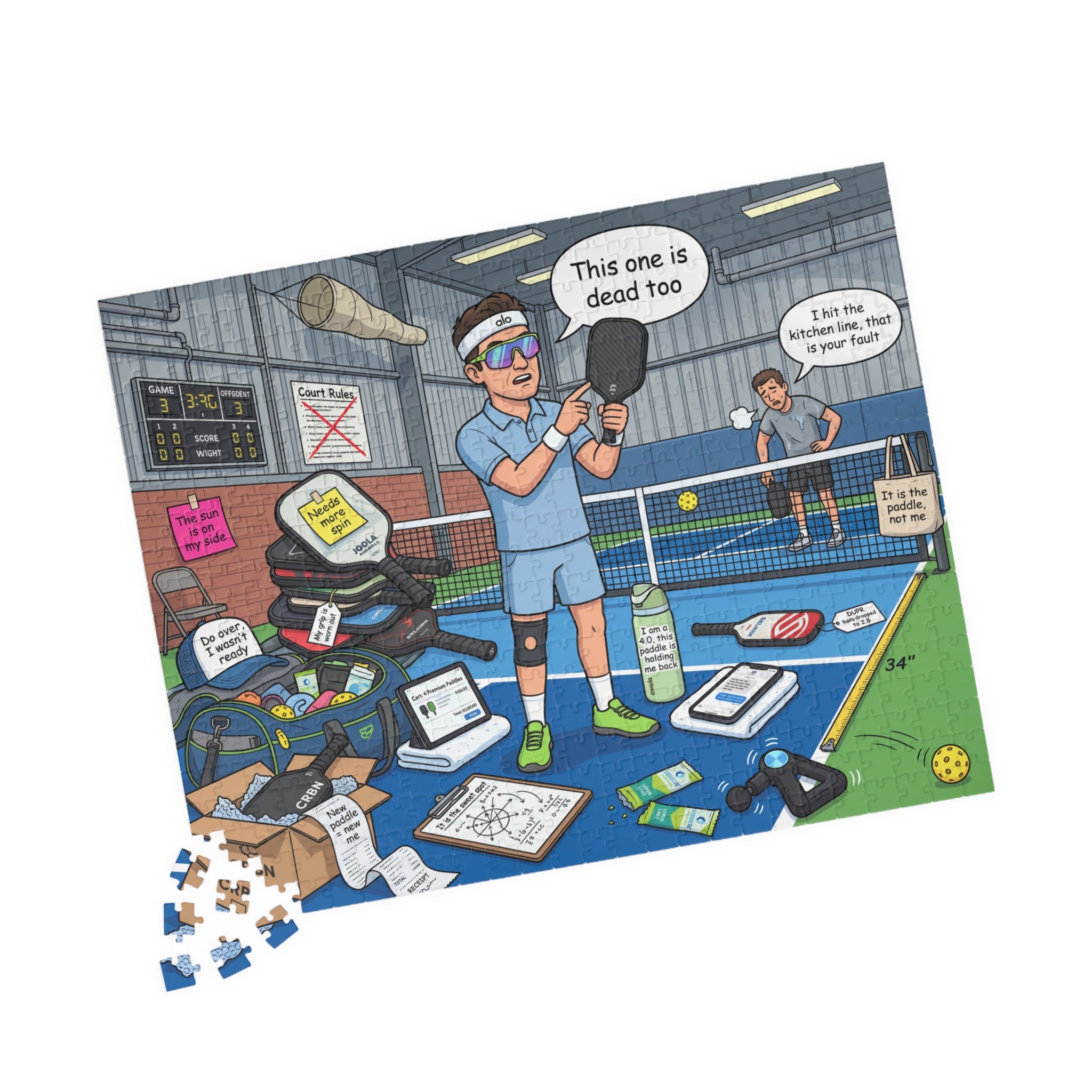 It's the Pickleball Paddle, Not Me
