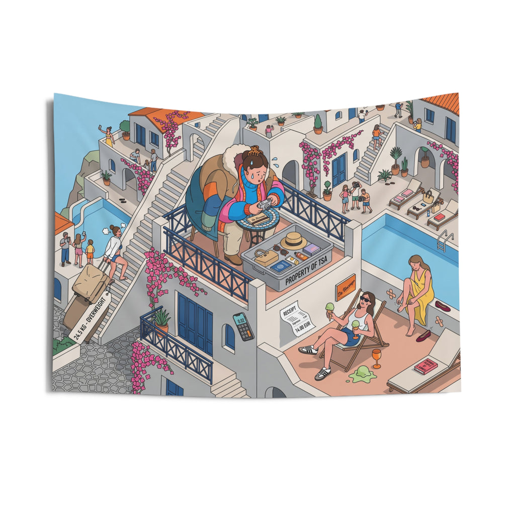 The Euro Summer Girlie - Wall Tapestry