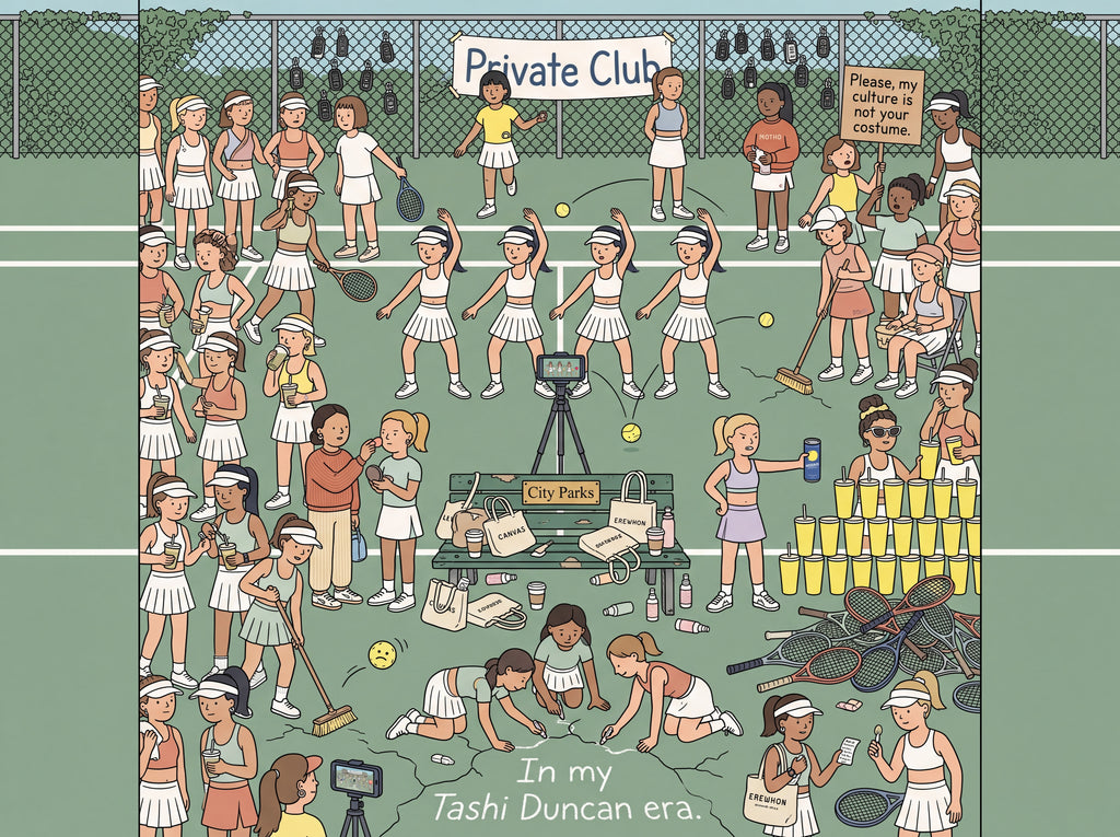 Full design artwork - The Tennis Girlie - Tumbler
