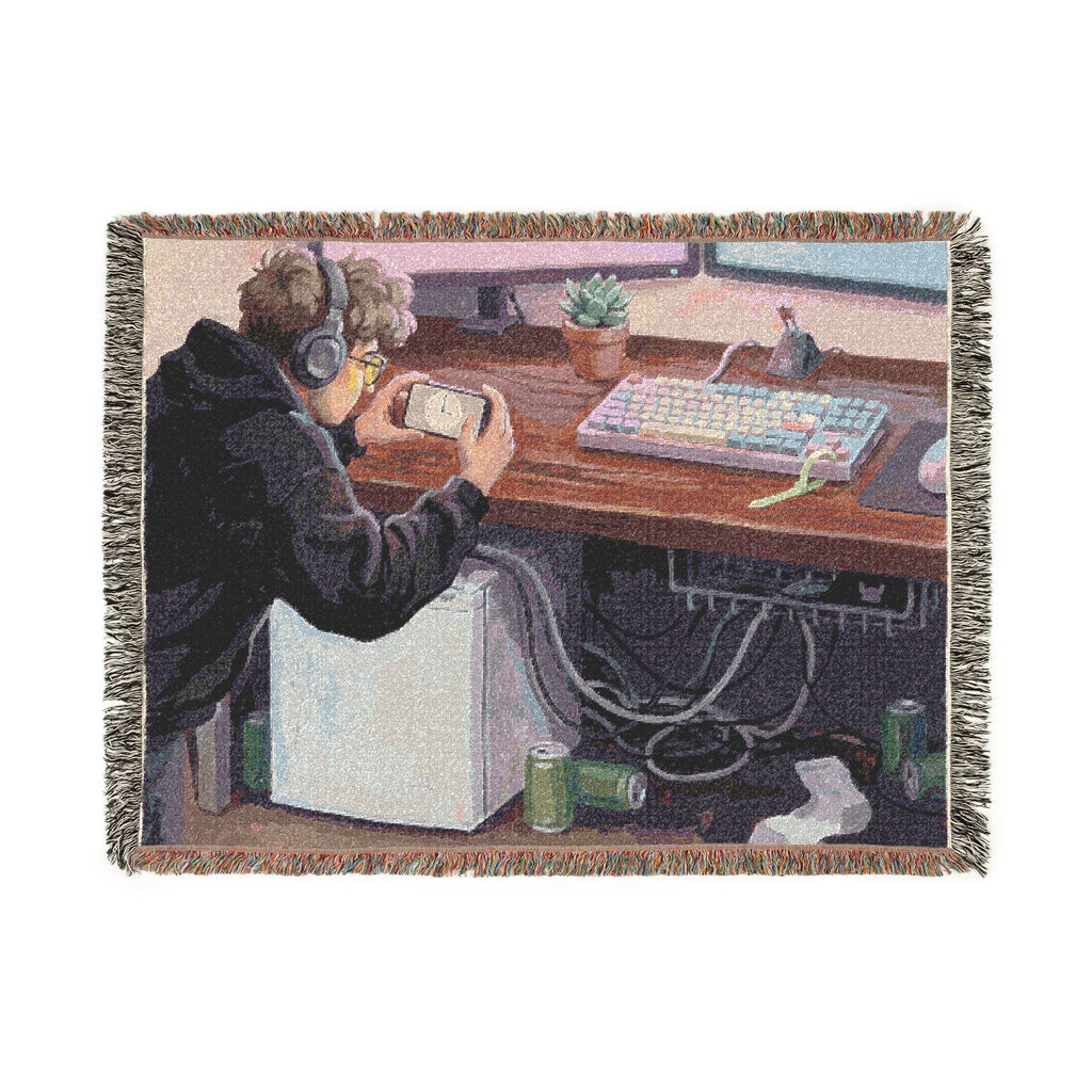 The Battlestation Gamer - Woven Blanket