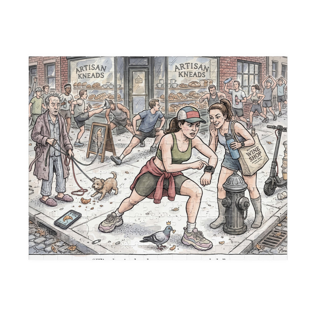 The Run Club Girl - Jigsaw Puzzle