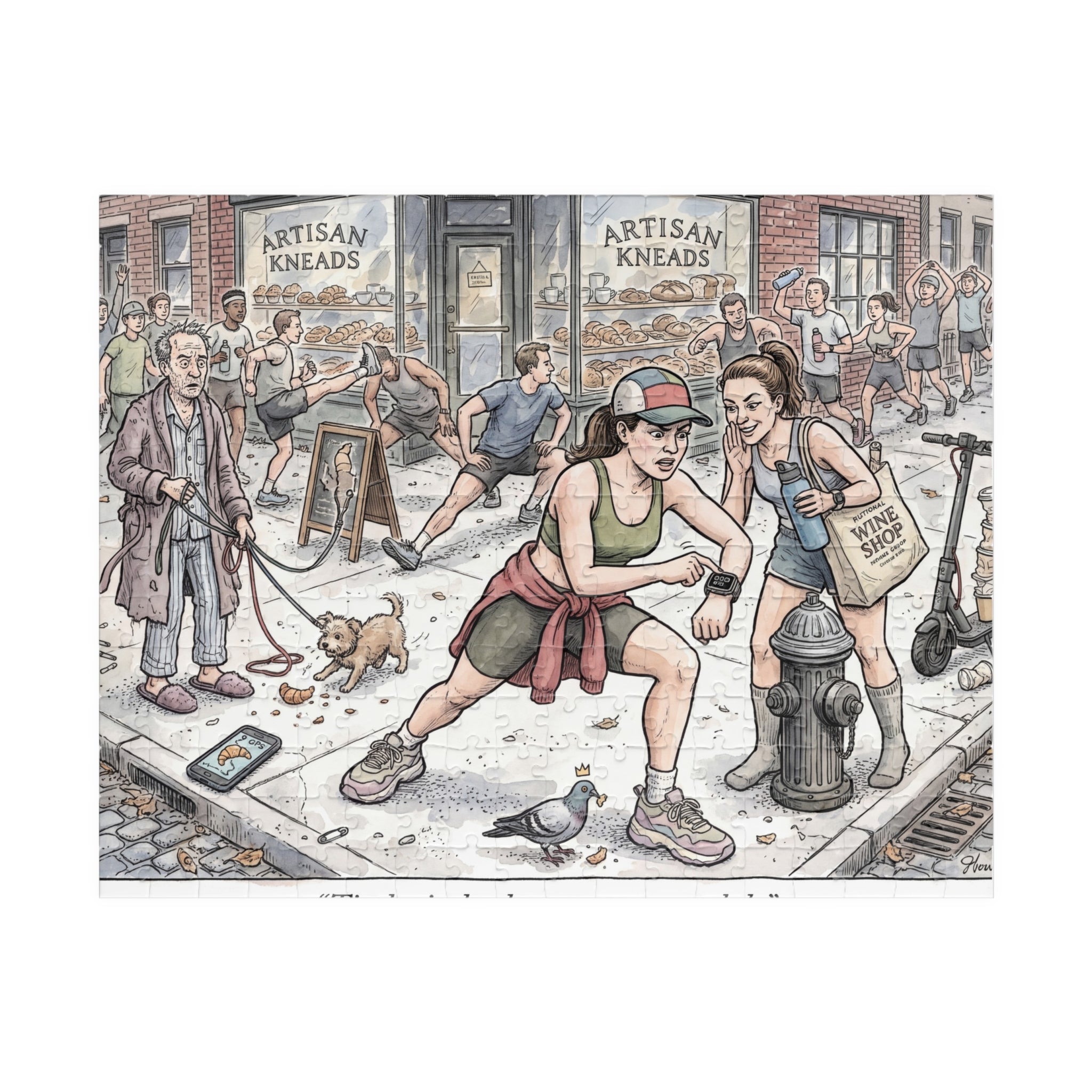 The Run Club Girl - Jigsaw Puzzle
