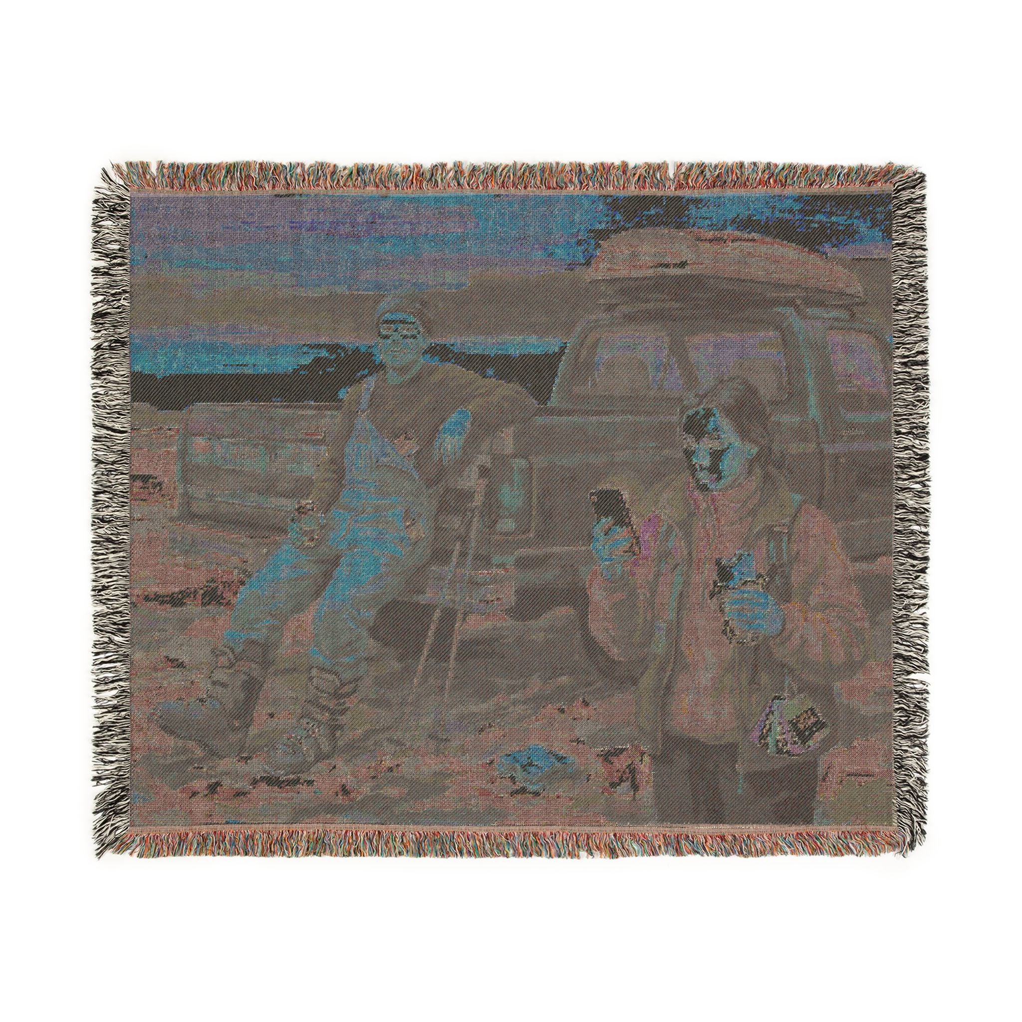 The Ski Bum - Woven Blanket