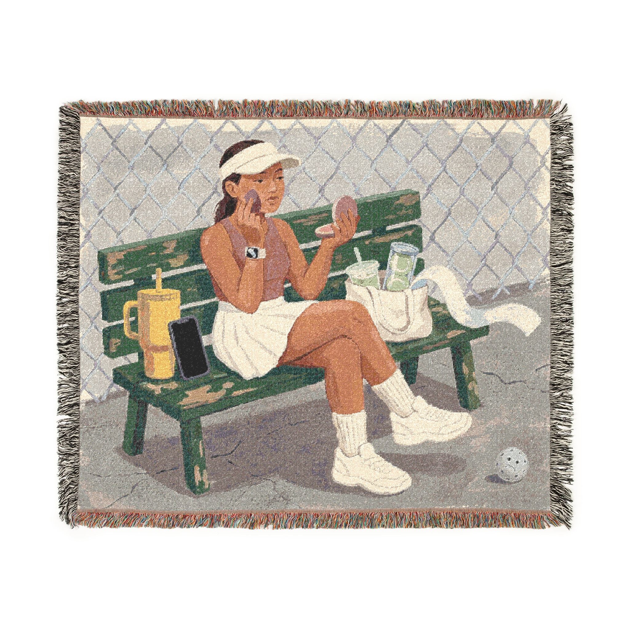 The Tennis Girlie - Woven Blanket