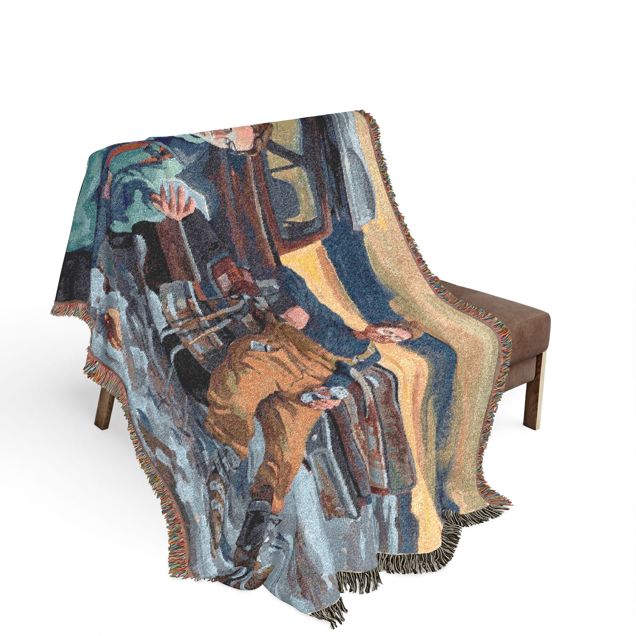The Ski Bum - Woven Blanket