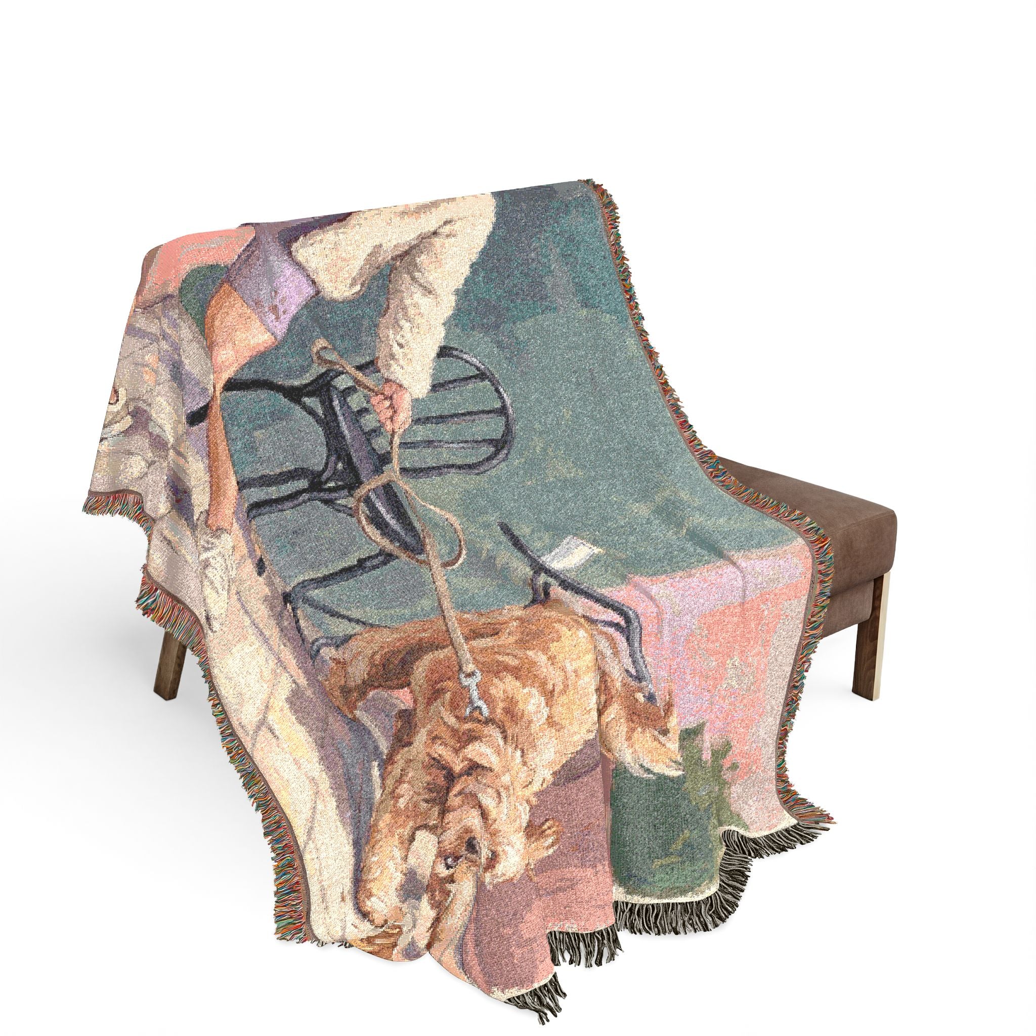 The Dog Mom - Woven Blanket