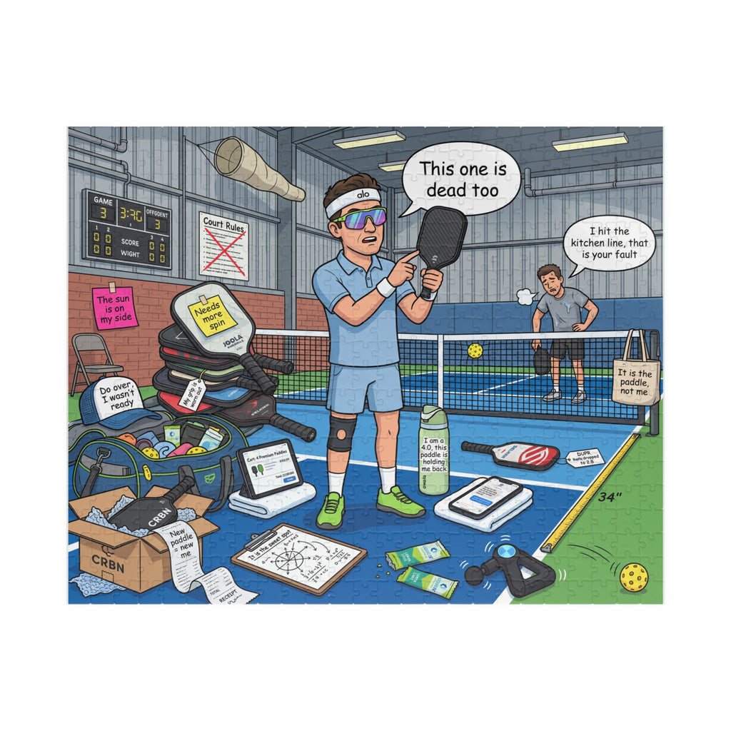 It's the Pickleball Paddle, Not Me