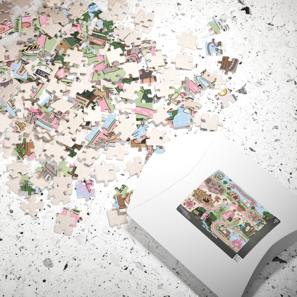 The Pilates-to-Matcha Map — 520/1014-Piece Illustrated Jigsaw