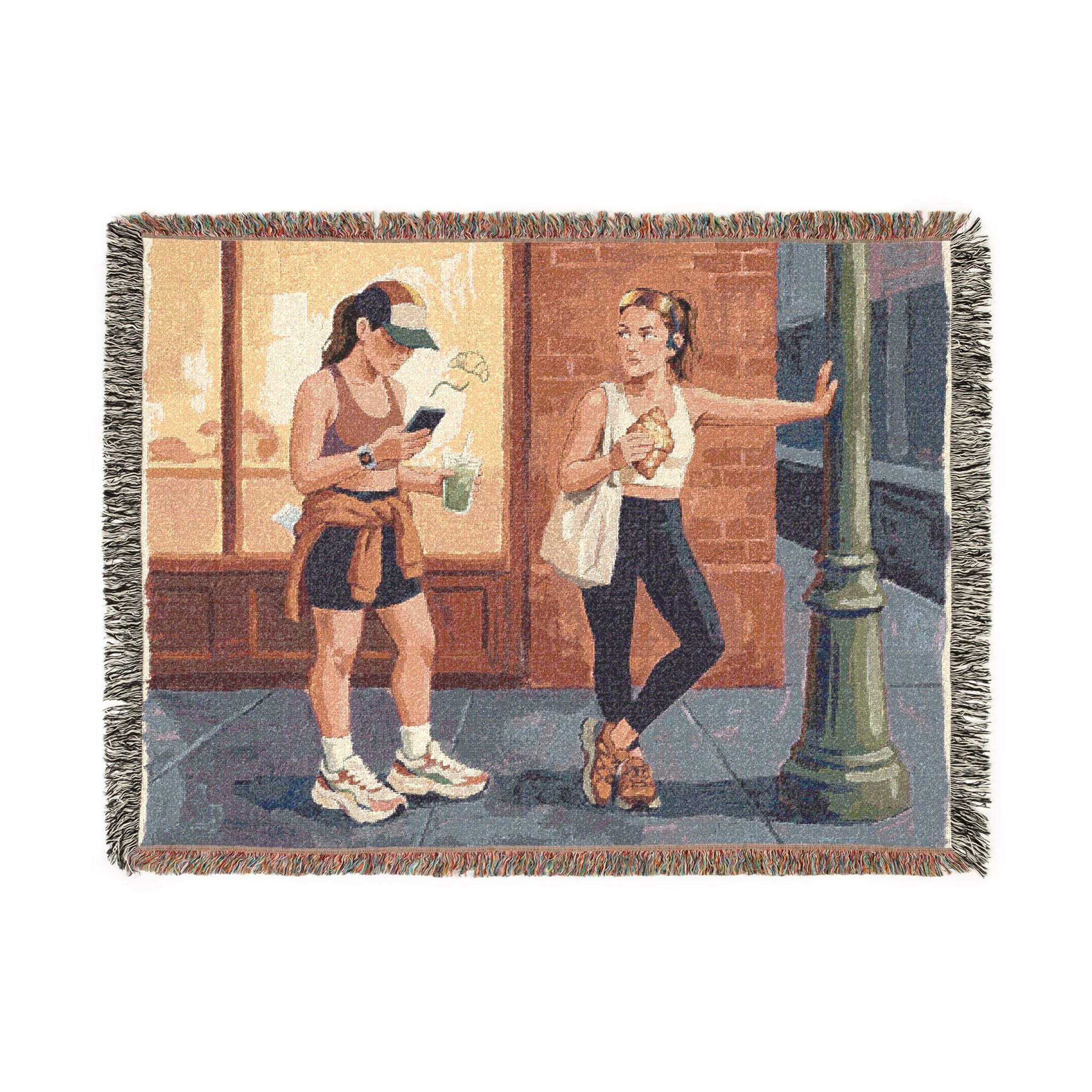 The Run Club Girl - Woven Blanket