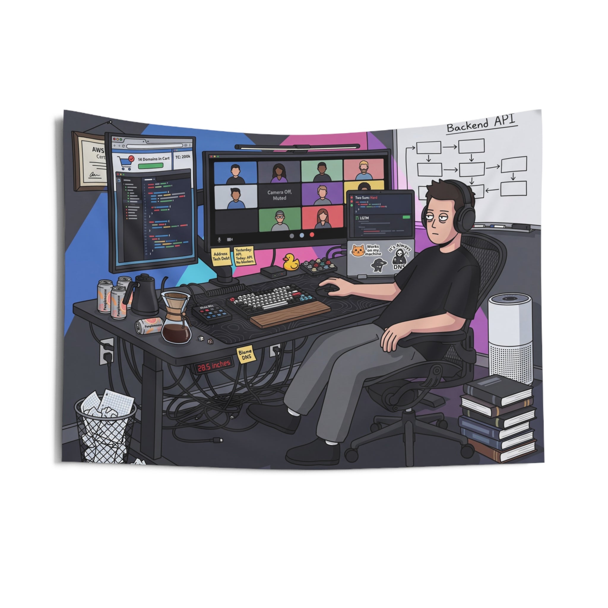 The Software Engineer - Wall Tapestry