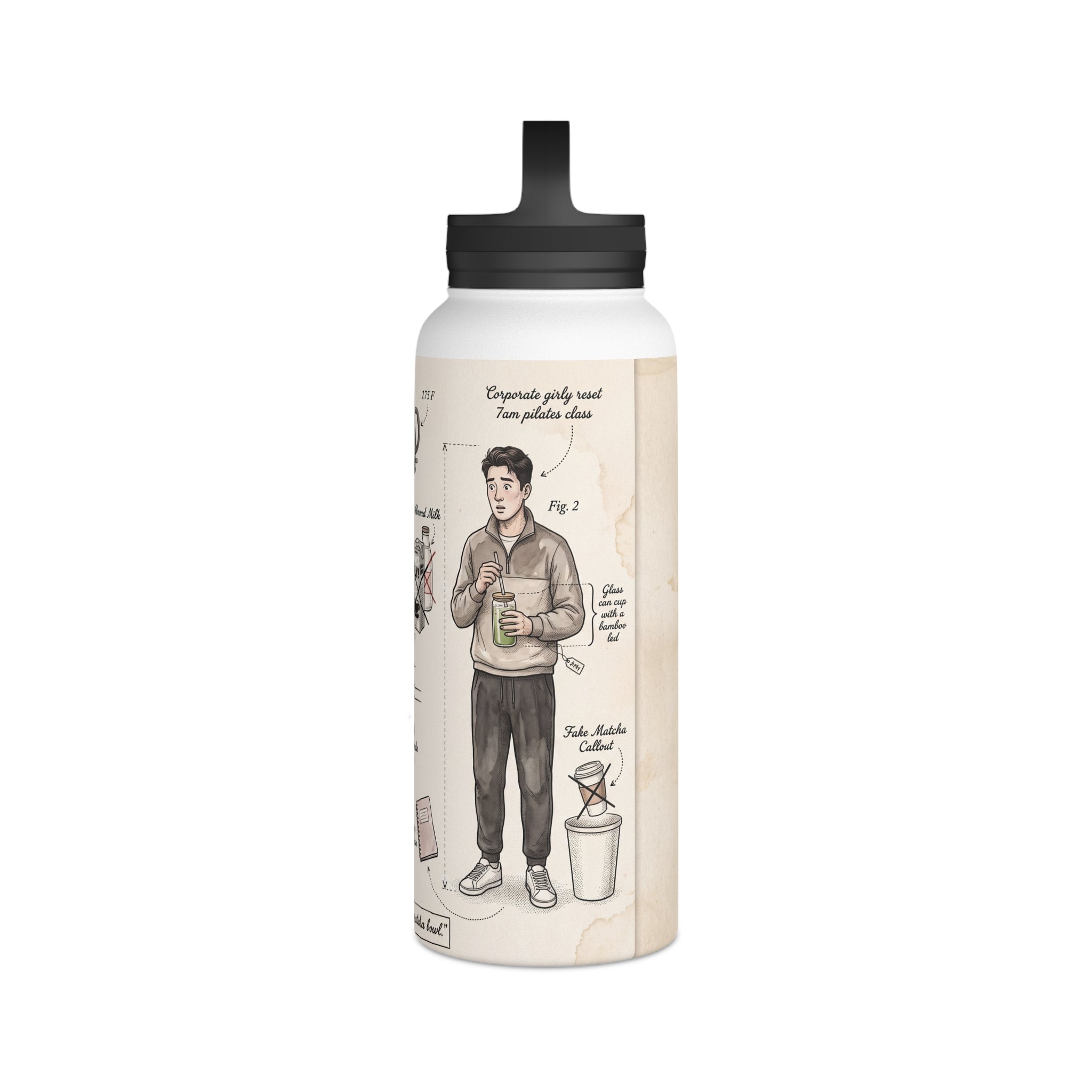 The Matcha Girlie - Water Bottle