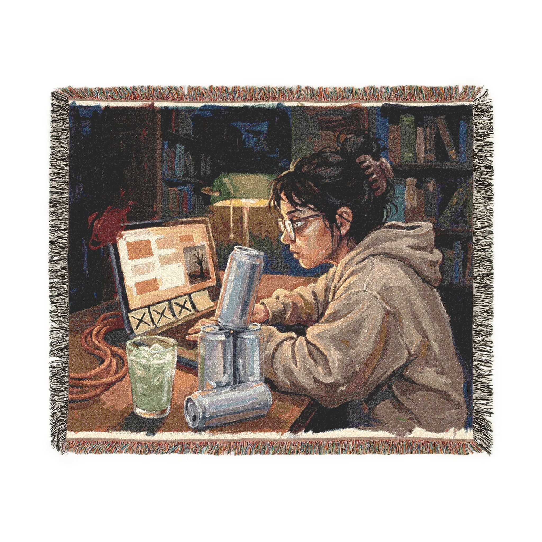 The Finals Week Gremlin - Woven Blanket