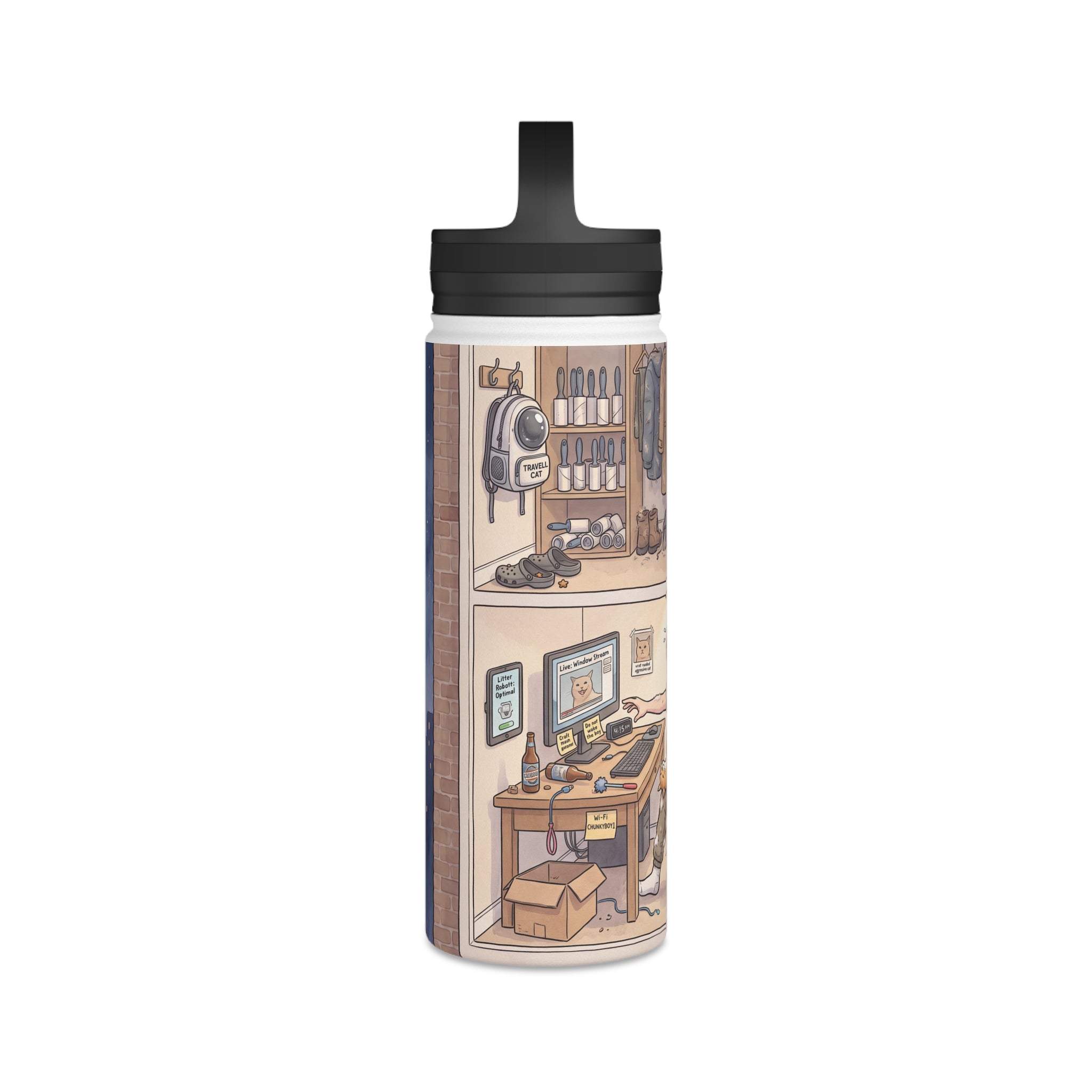 The Cat Dad - Water Bottle