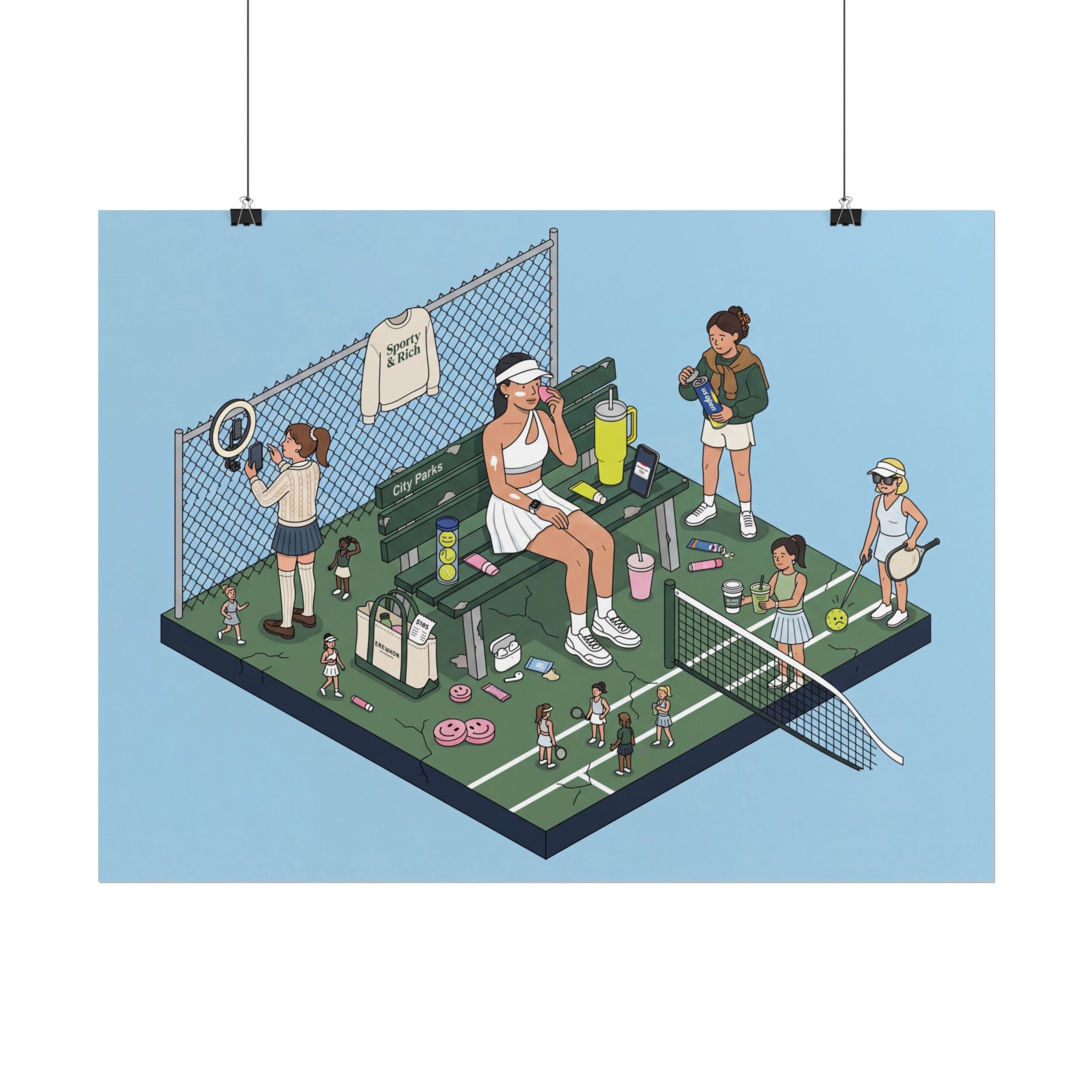The Tennis Girlie - Poster
