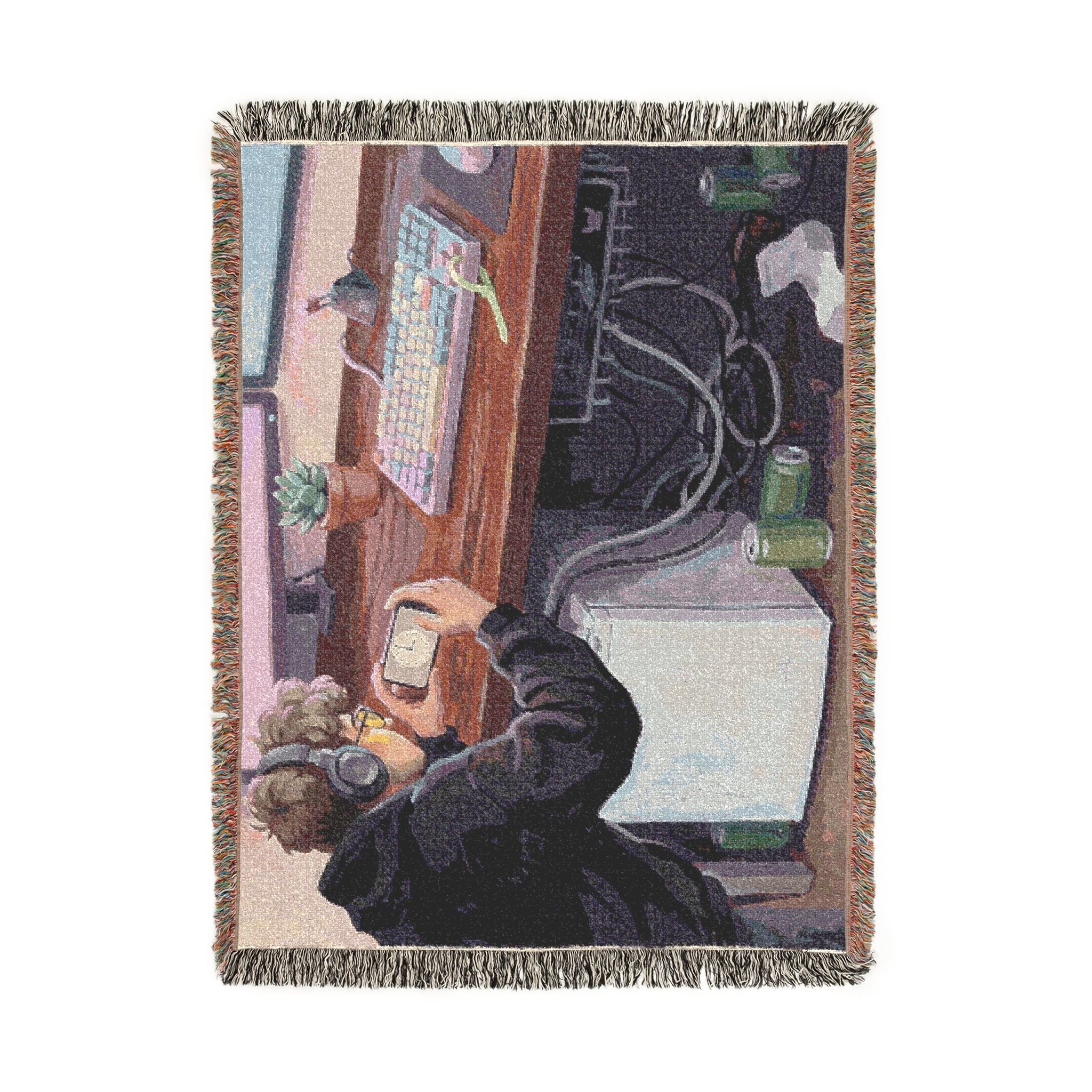 The Battlestation Gamer - Woven Blanket