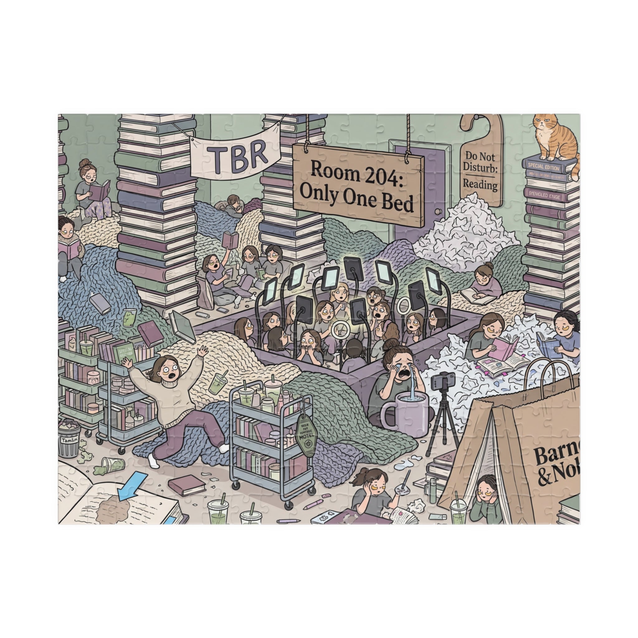 The BookTok Girlie - Jigsaw Puzzle