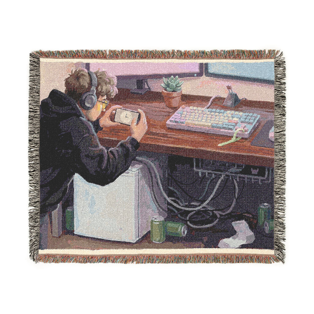 The Battlestation Gamer - Woven Blanket