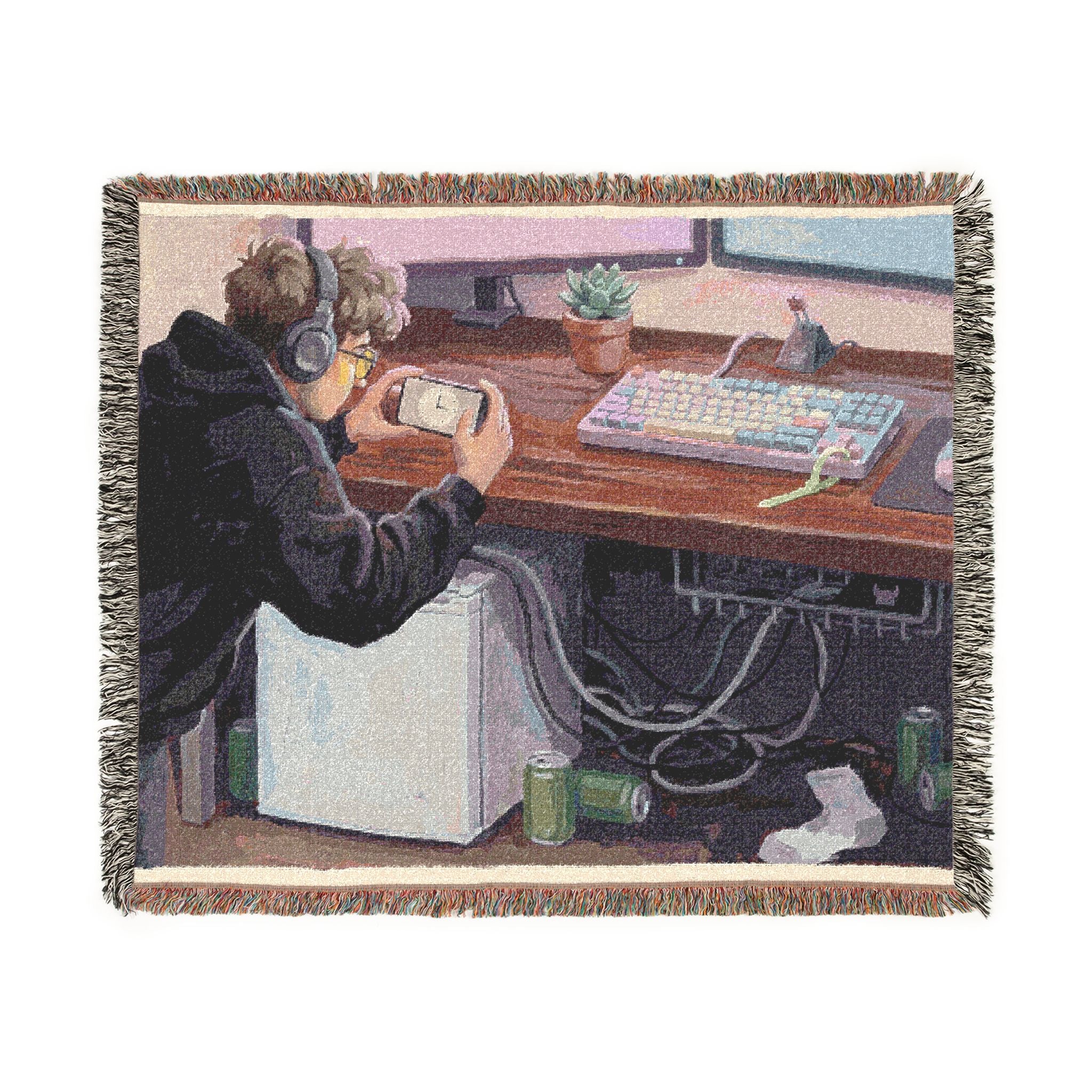 The Battlestation Gamer - Woven Blanket