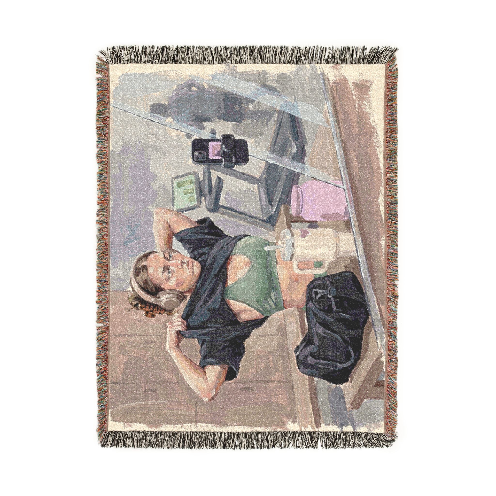 The Gym Girlie - Woven Blanket